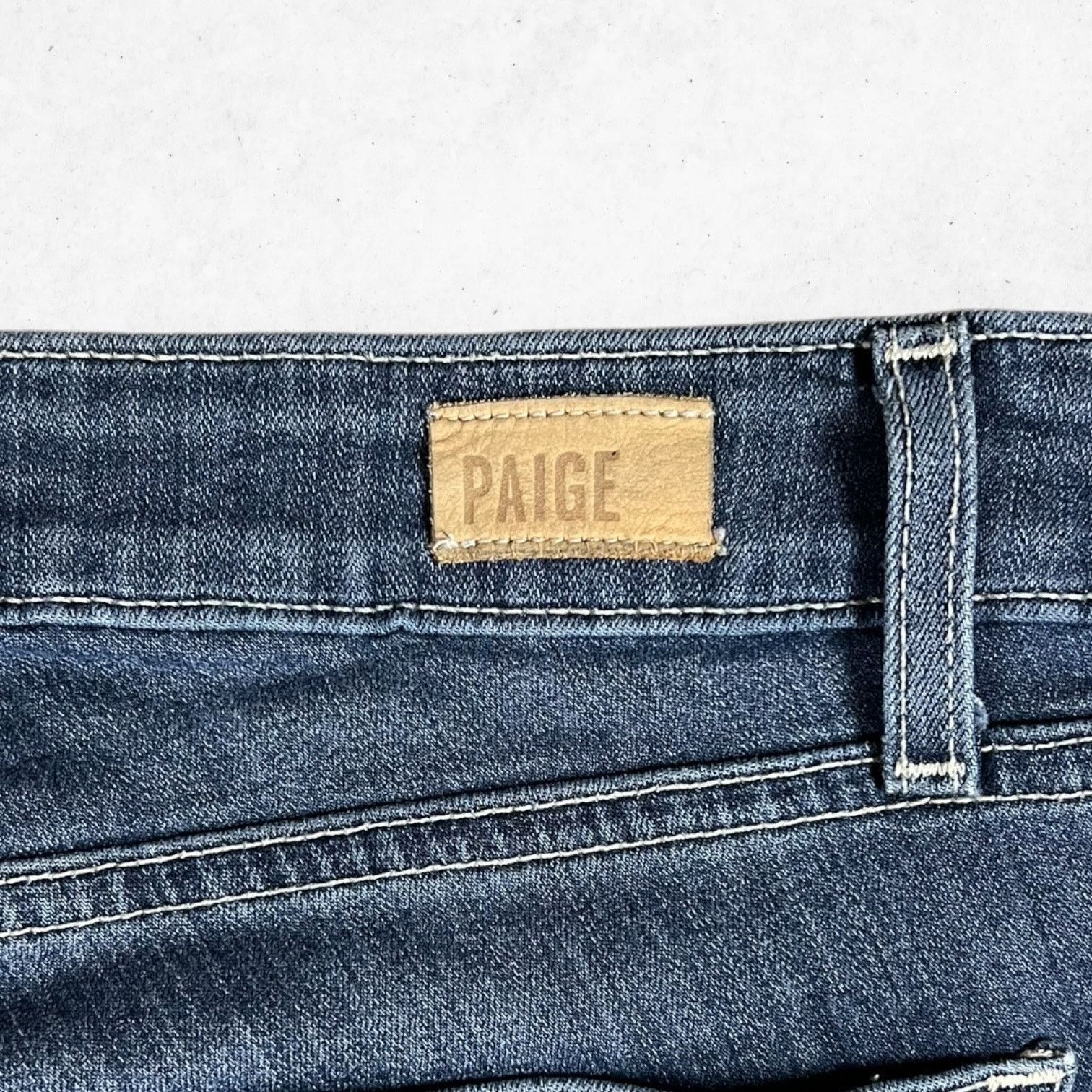 Paige Paige Jeans Verdugo Crop Women's 25 Stretch Denim Raw Hem Size 25" / US 0 / IT 36 - 9 Thumbnail