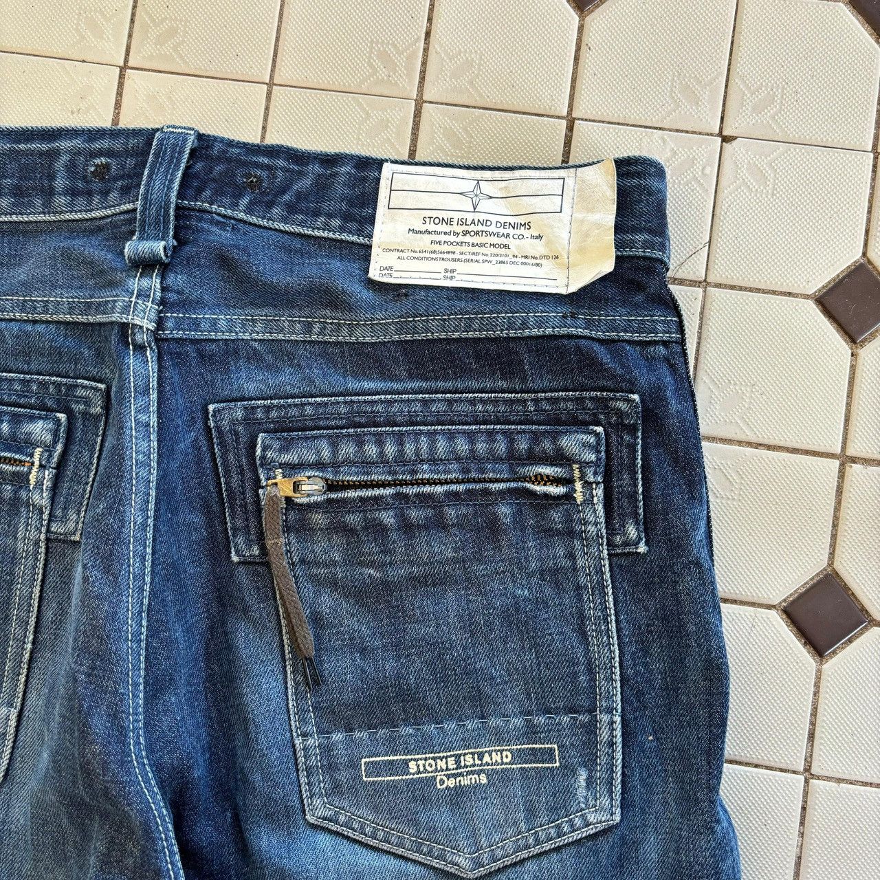Massimo Osti Stone Island Denim Jeans Size US 32 / EU 48 - 8 Thumbnail