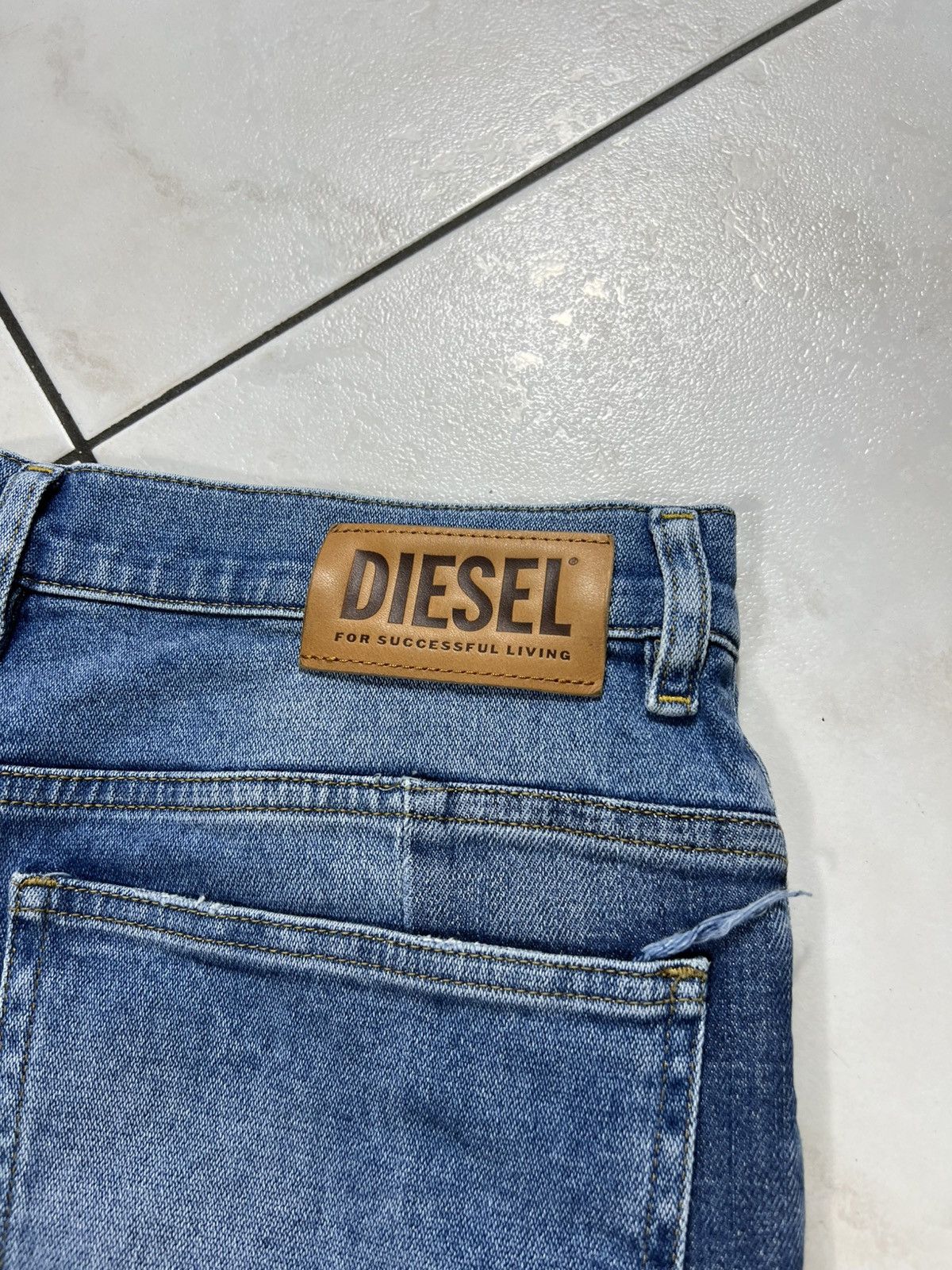 Diesel Diesel Widee-x baggy denim jeans pants wide patchwork washed Size 30" / US 8 / IT 44 - 15 Thumbnail
