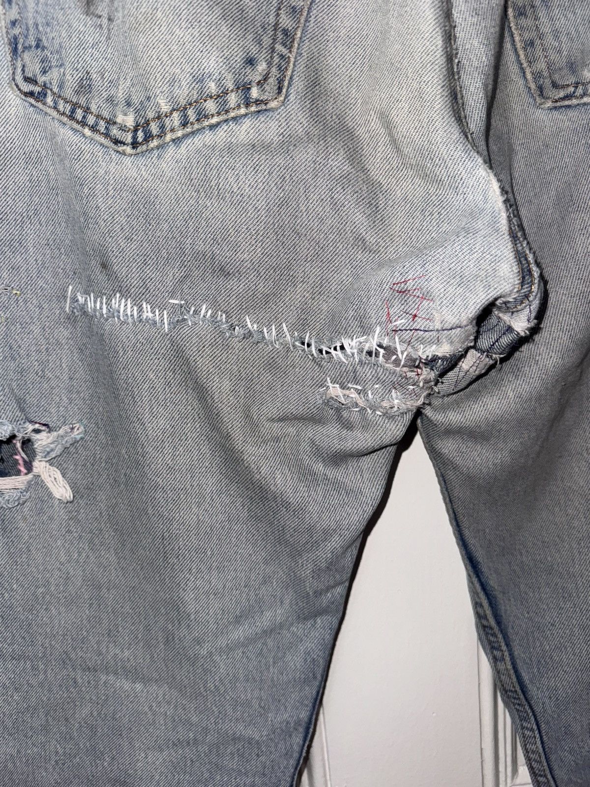Kentucky Boy Tyler Kentucky boy Tyler Mock mend 505 Levi’s Jeans 2020 Size US 32 / EU 48 - 5 Thumbnail