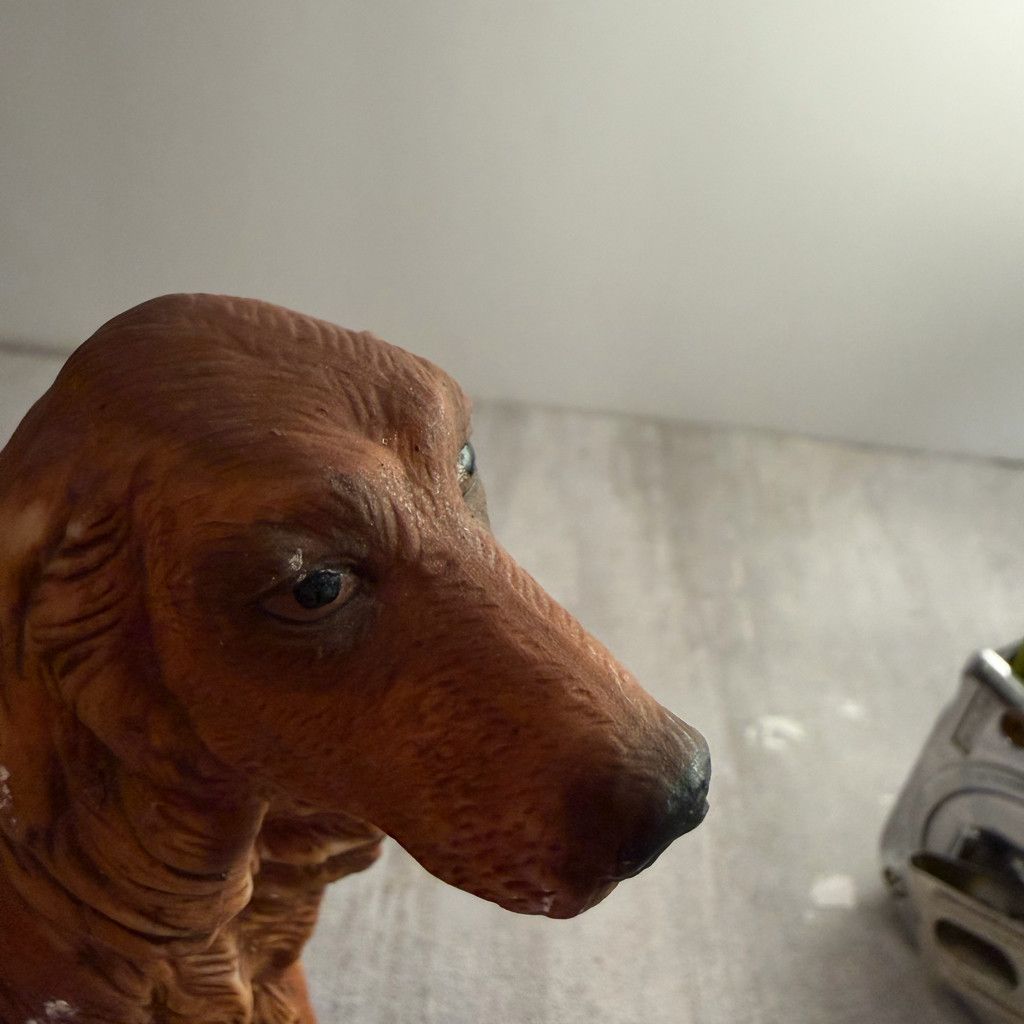 No Fear VINTAGE Andrea by Sadek Japan IRISH SETTER Dog Figurine Size 26 - 9 Thumbnail
