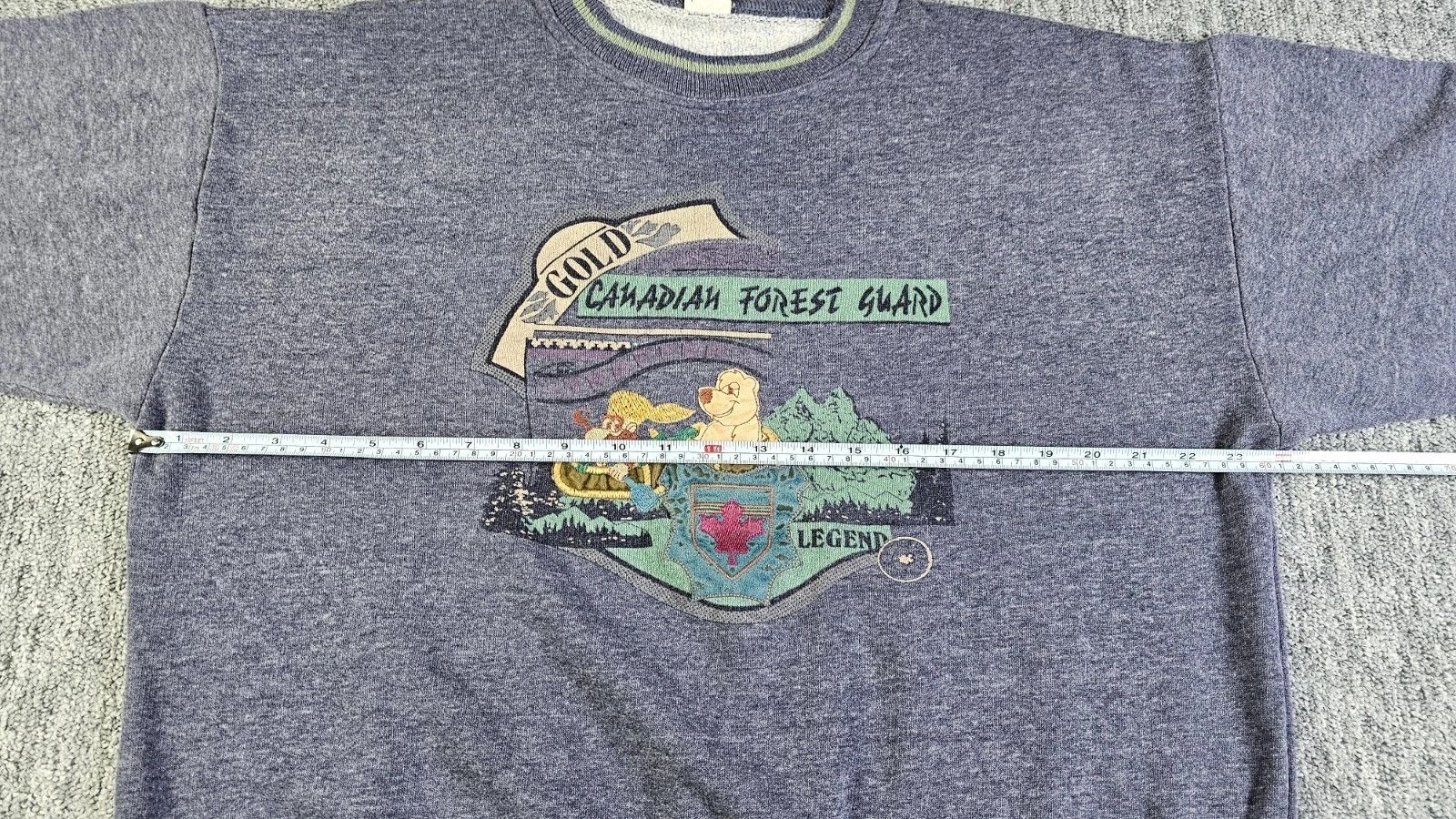 Other Vintage Made Italy Canadian Forest Guard Embroidered Sweat L Size US L / EU 52-54 / 3 - 9 Thumbnail