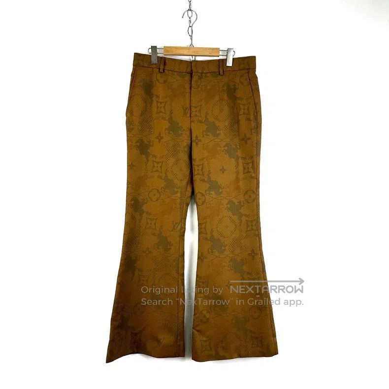 Louis Vuitton Louis Vuitton size US 50 Khaki full print jacquard ragged j Size US 34 / EU 50 - 1 Thumbnail