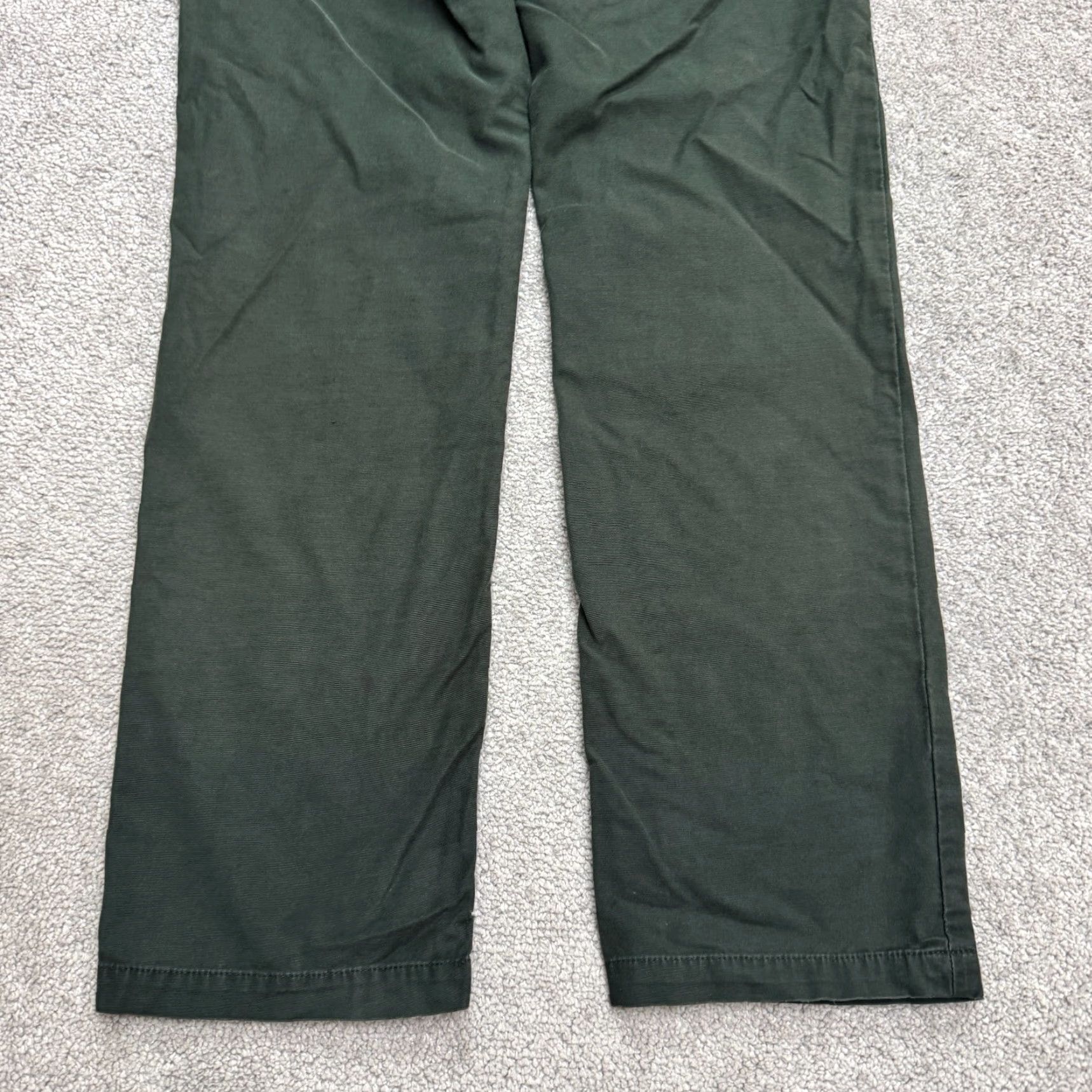 Roark Roark Chino Pants Mens 32 Dark Green Flat Front Zip Pocket Straight Leg Casual.jpg Size US 32 / EU 48 - 7 Thumbnail