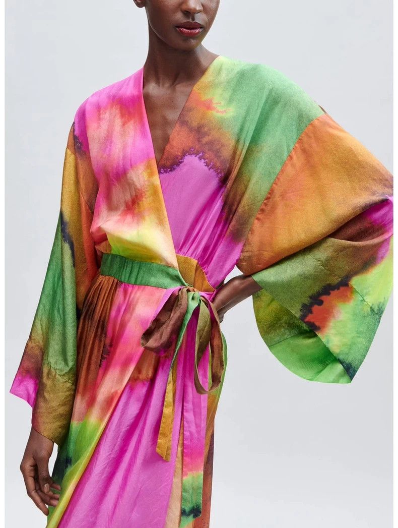 Dries Van Noten dries van noten size:36 Silk cardigan coat Size XXS / US 00 / IT 34 - 2 Thumbnail