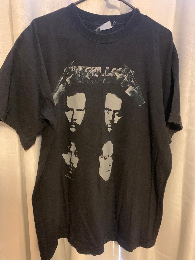 image of Vintage Metallica Black Album 1991 Tour Shirt, Men's (Size XL)