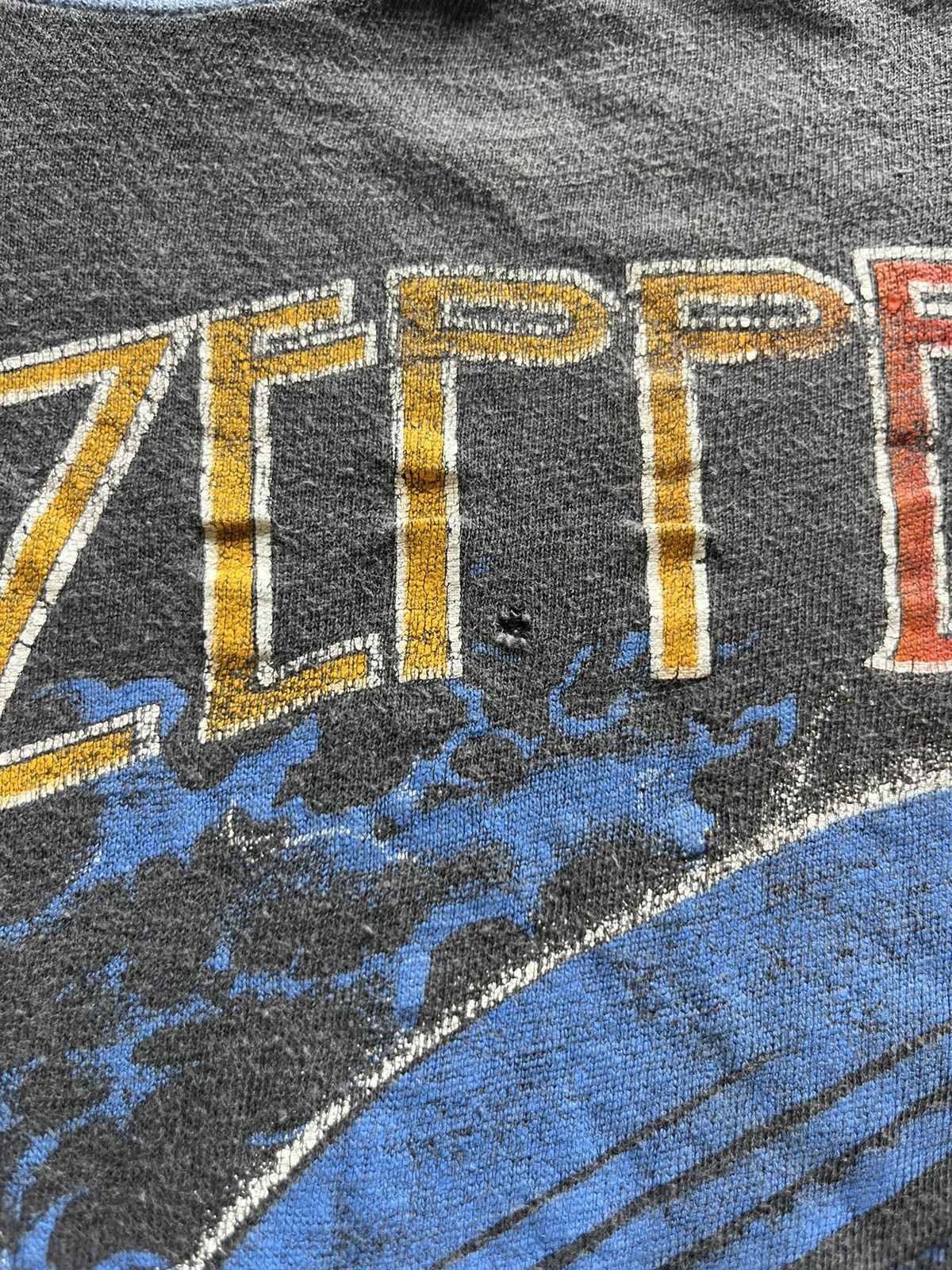 Band Tees × Led Zeppelin × Vintage Vintage LED-ZEPPELIN Rock N Roll Forever 80’s tshirt Size US M / EU 48-50 / 2 - 7 Thumbnail
