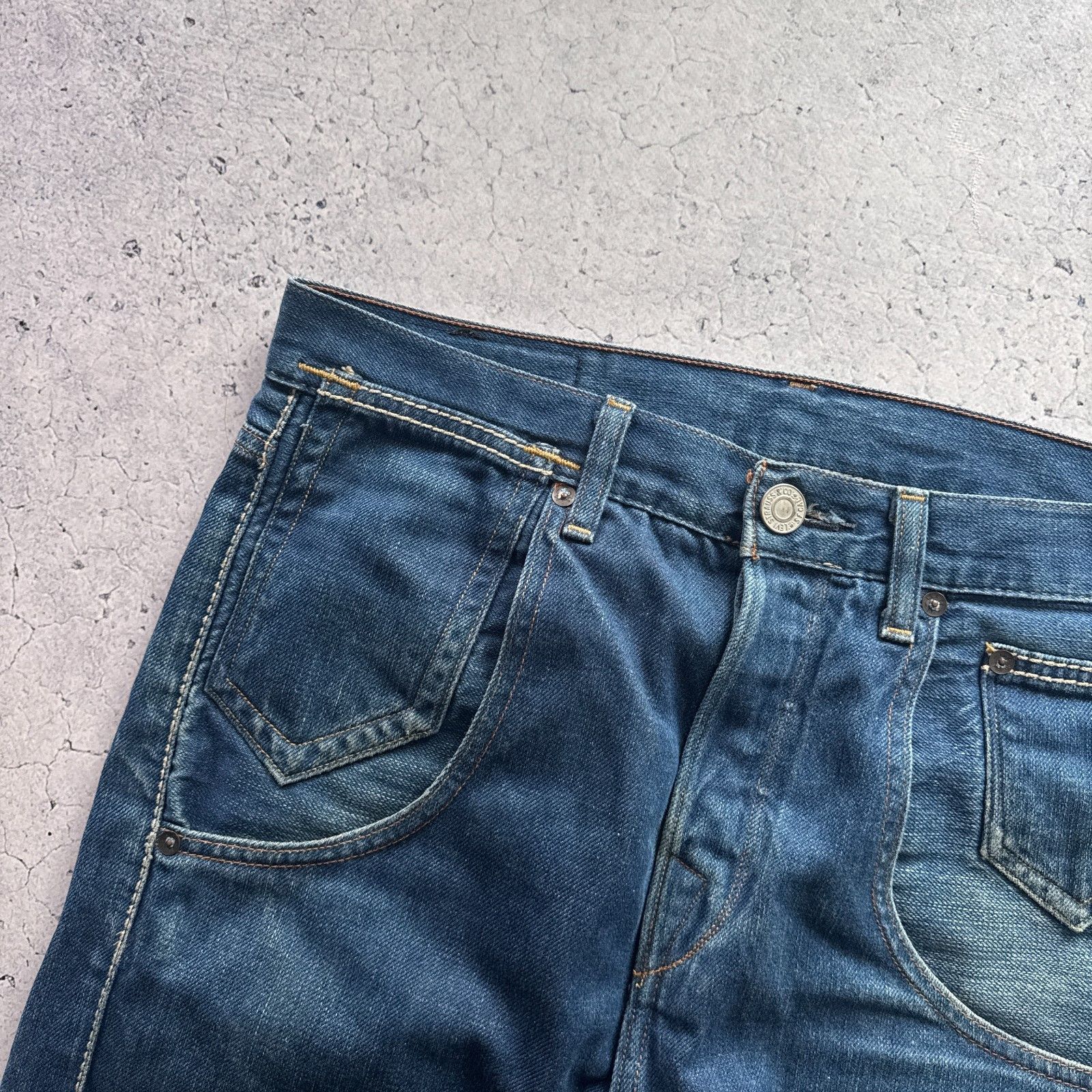 Levi's Levi’s Engineered Big Pocket Vintage Jeans Selvedge Pants Size US 30 / EU 46 - 9 Thumbnail