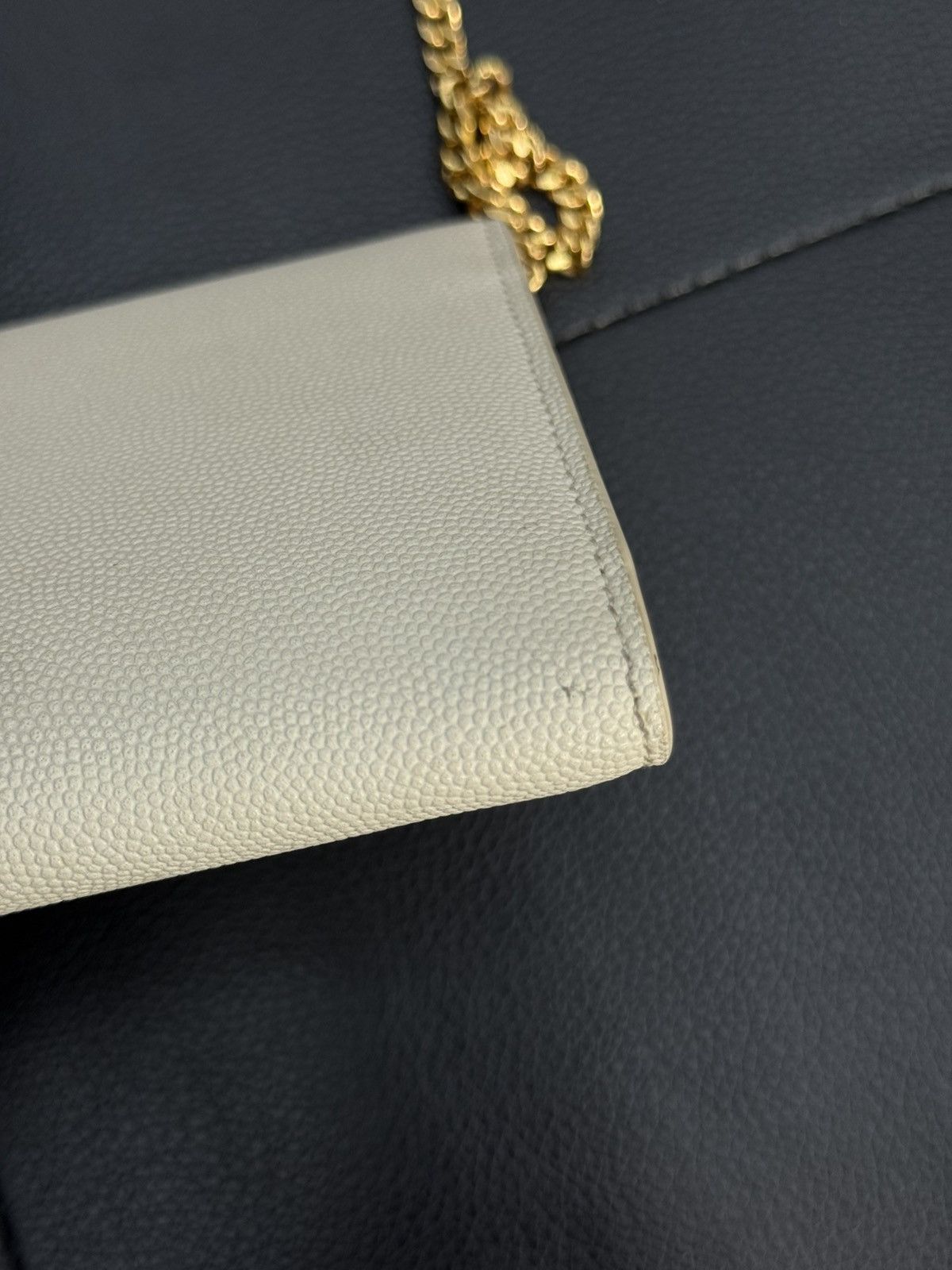 Saint Laurent Paris Saint Laurent Paris Uptown White Chain Bag Women Size ONE SIZE - 8 Thumbnail