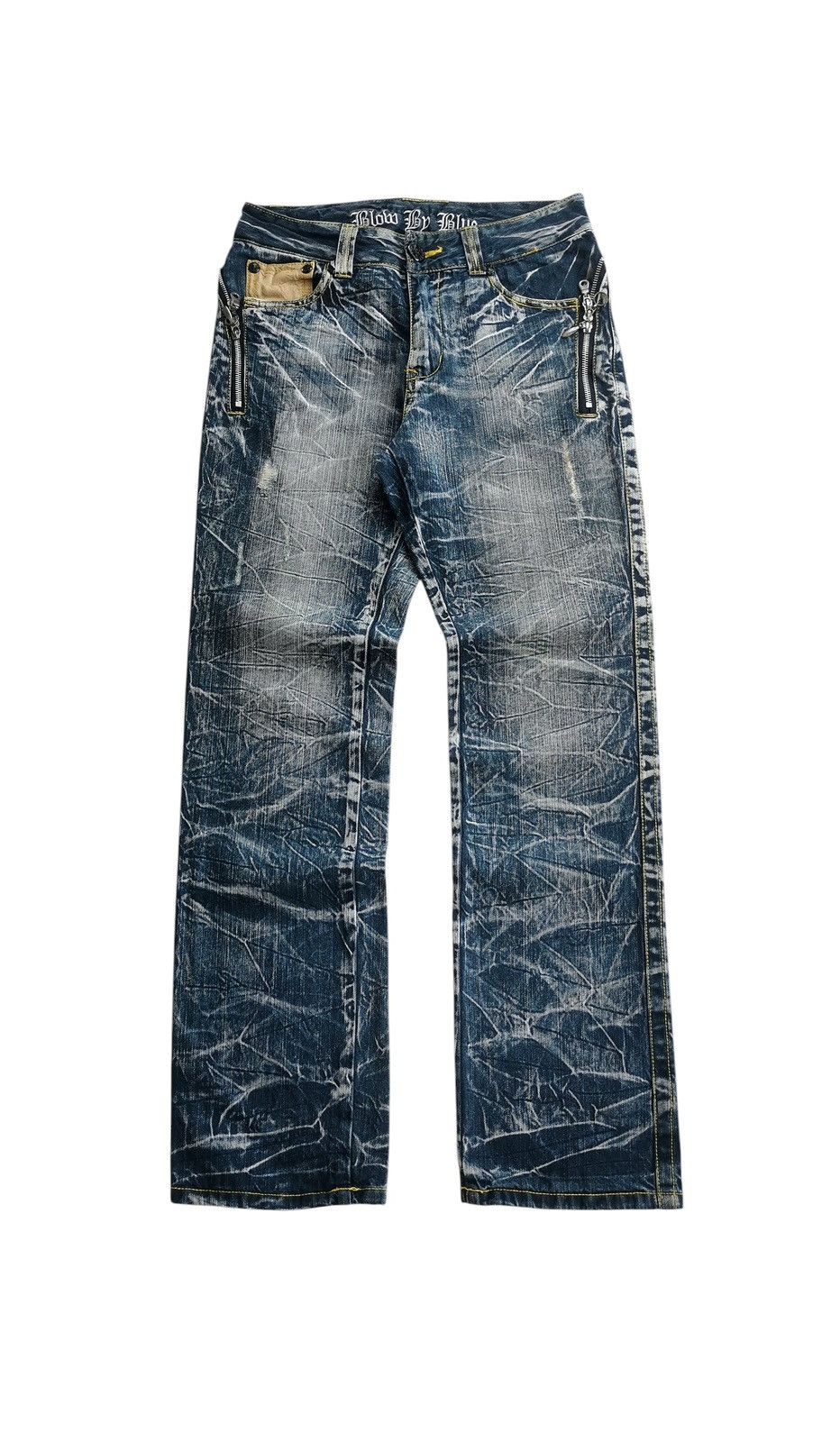 Tornado Mart Blow By Blue whiskering jeans style tornado mart Size US 30 / EU 46 - 2 Thumbnail