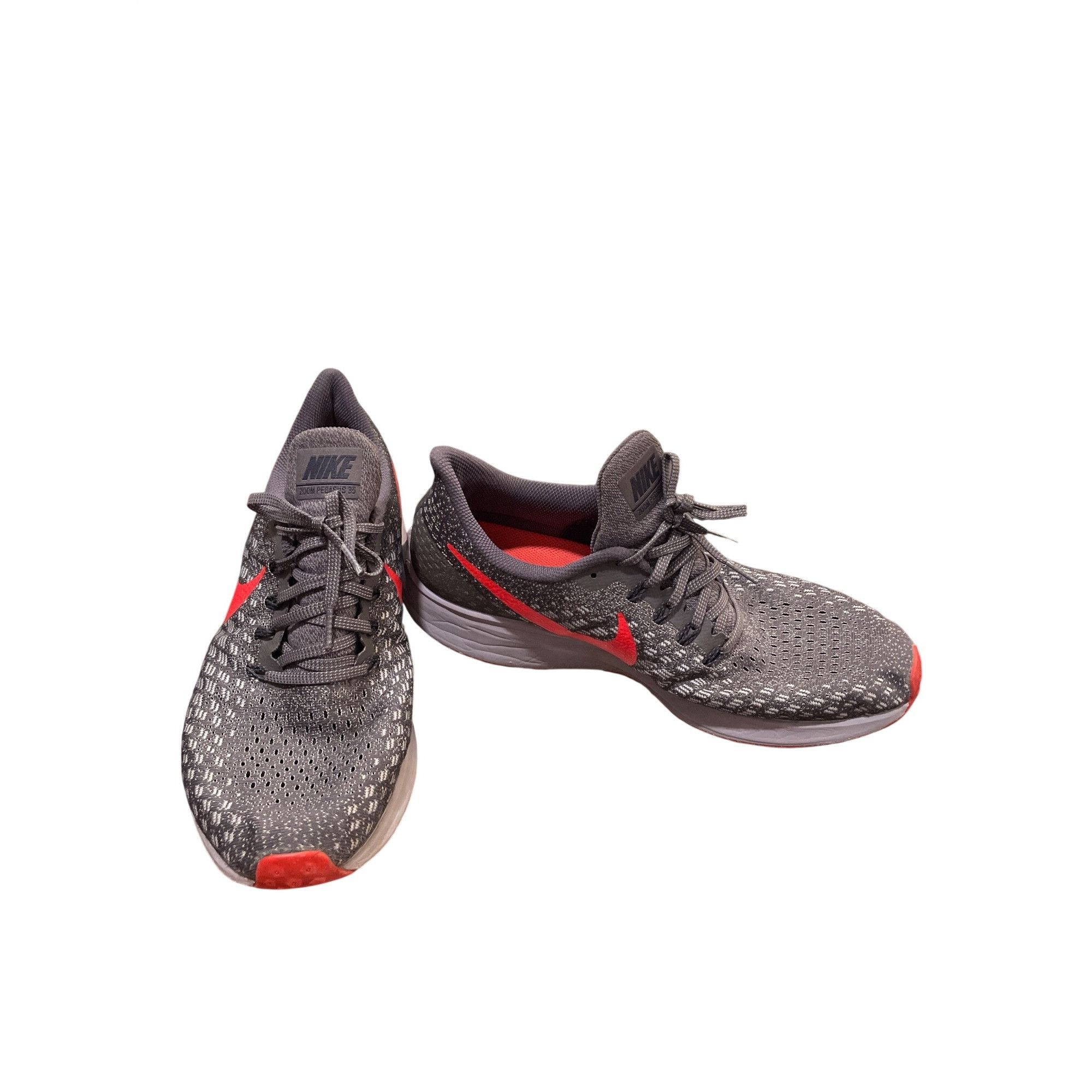 Nike Nike Pegasus 35 mens gray red running walking shoes sz 11 SK Size US 11 / EU 44 - 1 Thumbnail