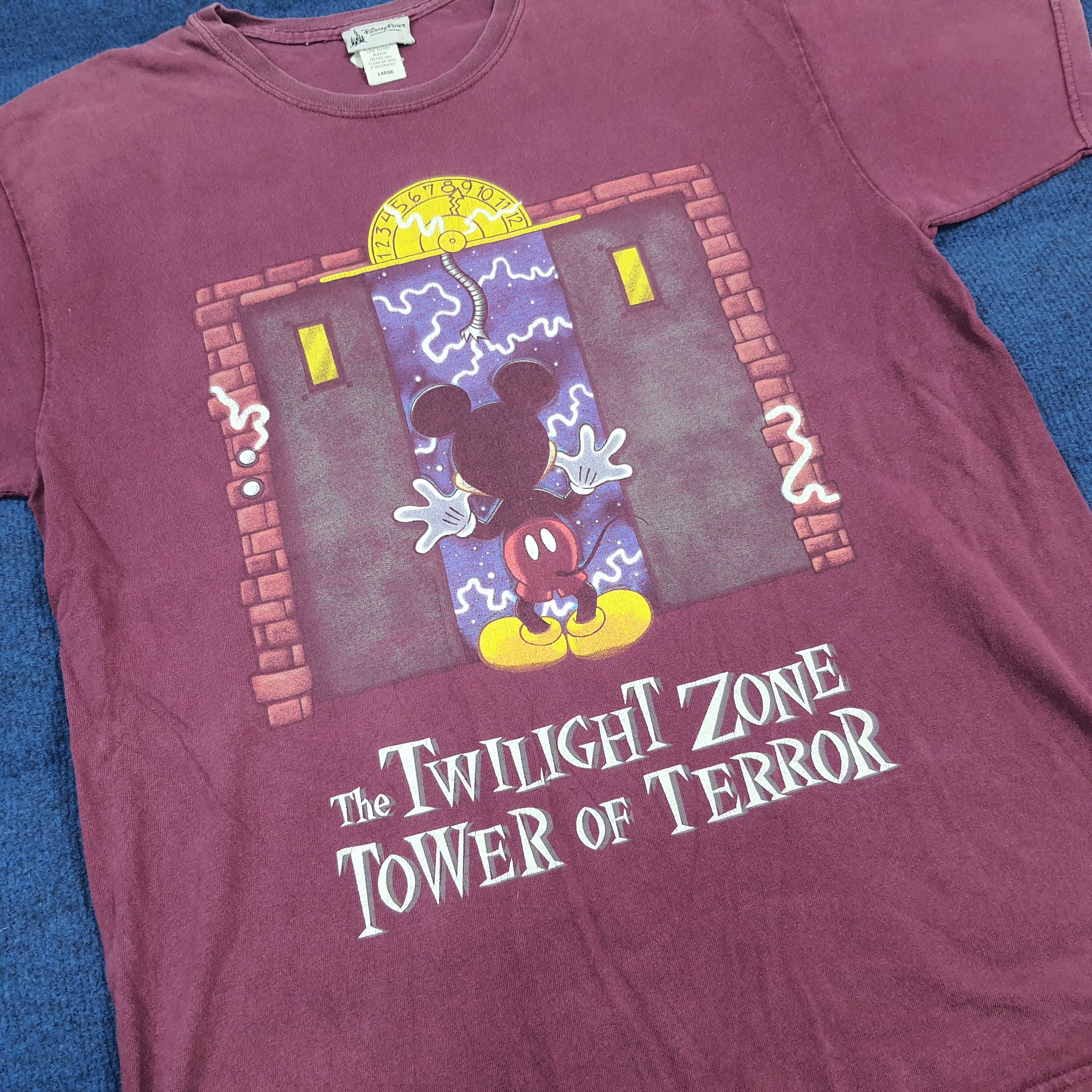 Disney Vintage Disney Mickey Mouse Elevator Tshirt C294N65 Size US L / EU 52-54 / 3 - 2 Thumbnail