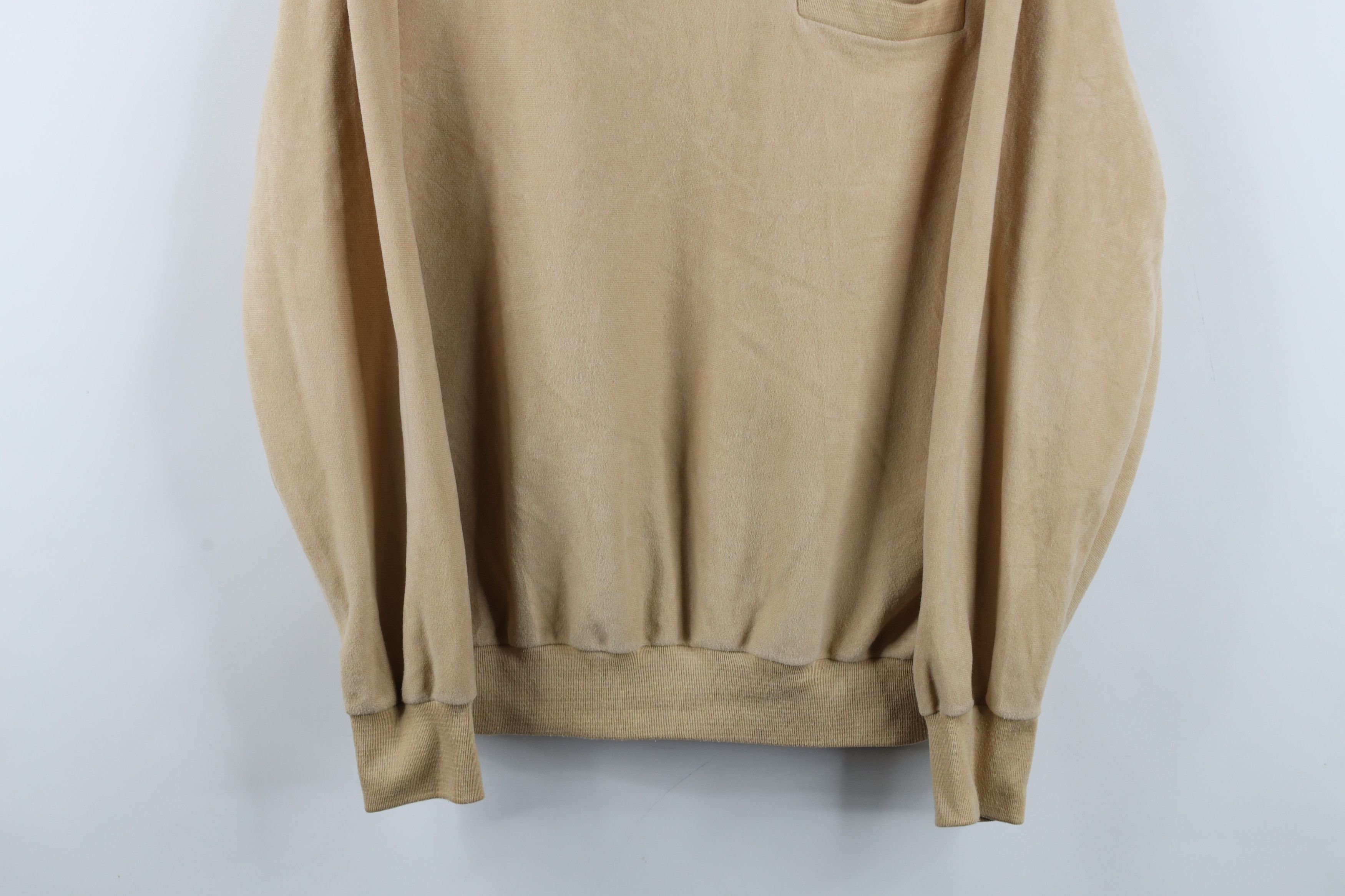 Vintage Vintage 70s Streetwear Velvet Velour Pullover Polo Shirt USA Size US M / EU 48-50 / 2 - 3 Thumbnail