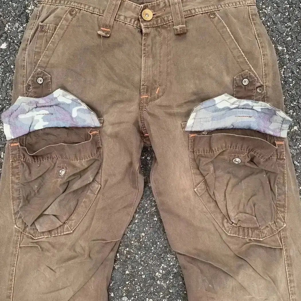 Selected Homme STEALS 💥 FLARE/BOOTCUT JAPANESE BONDAGE RARE TACTICAL PANTS Size US 29 - 6 Thumbnail