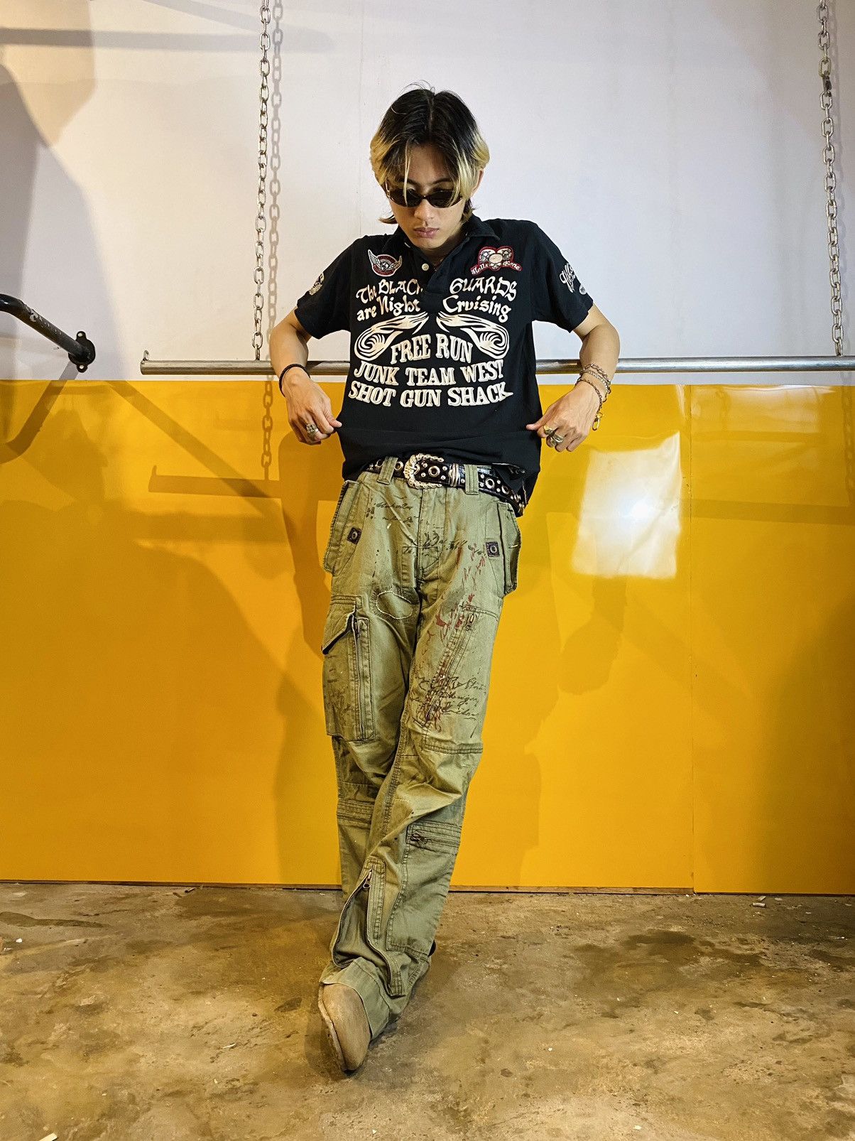 If Six Was Nine × Japanese Brand hellsbone polo shirt poem embroidery Size US S / EU 44-46 / 1 - 5 Thumbnail