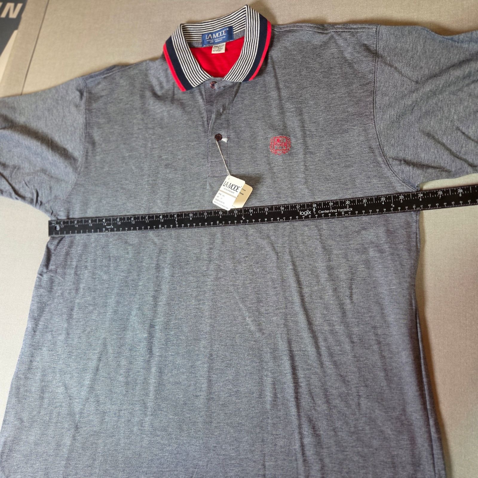 Vintage Vintage La Mode USA Made Polo Shirt Mens L NWT Size US L / EU 52-54 / 3 - 10 Thumbnail
