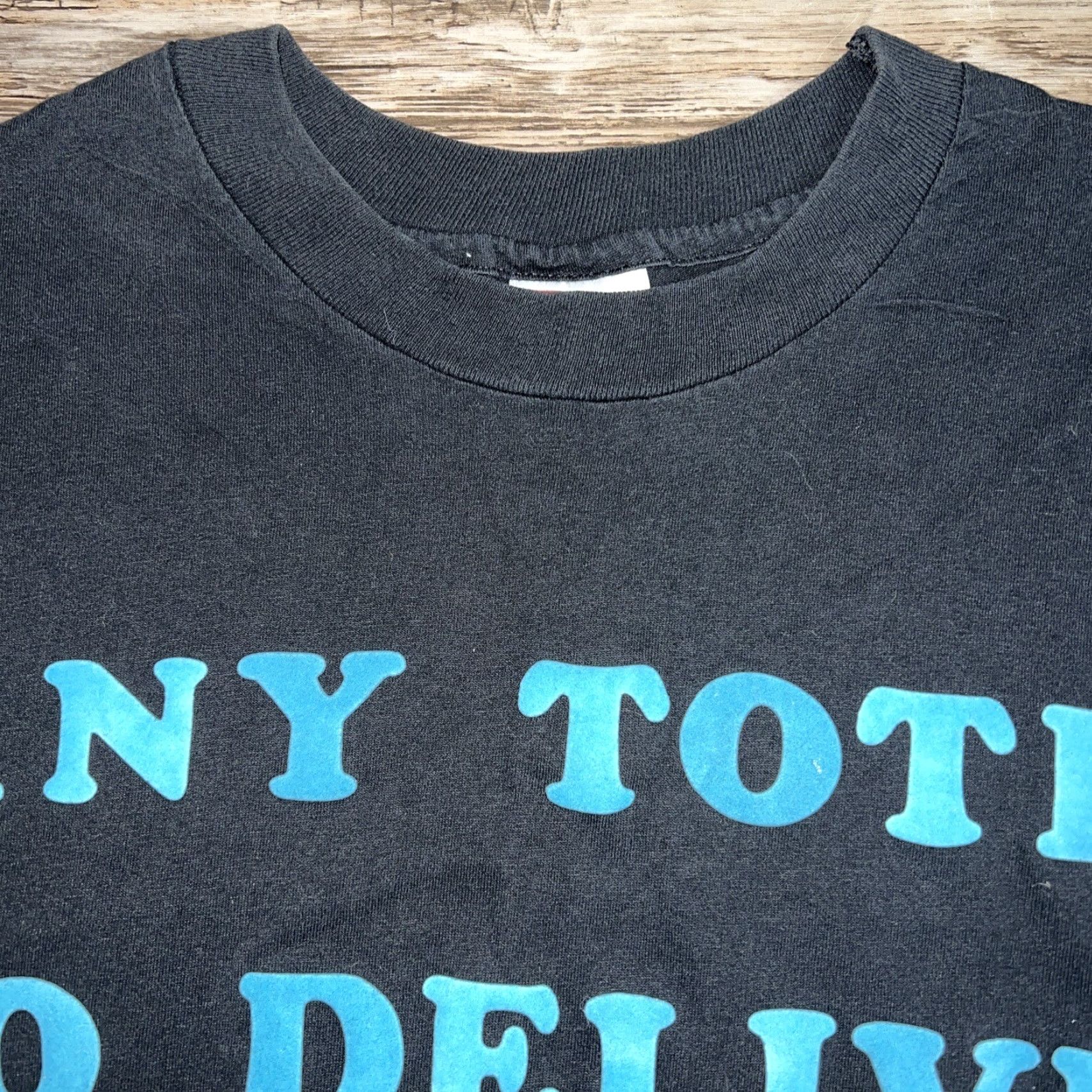 Hanes VINTAGE Hanes T-Shirt Men 2XL Black Heavyweight Single Stitch Shirt Mens Size US XXL / EU 58 / 5 - 5 Thumbnail