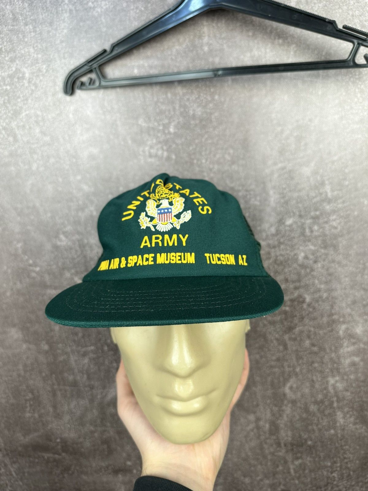Vintage USA ARMY TIRES TRUCKER HAT CAP SNAPBACK VINTAGE 80s 90s AUTO Size ONE SIZE - 2 Thumbnail