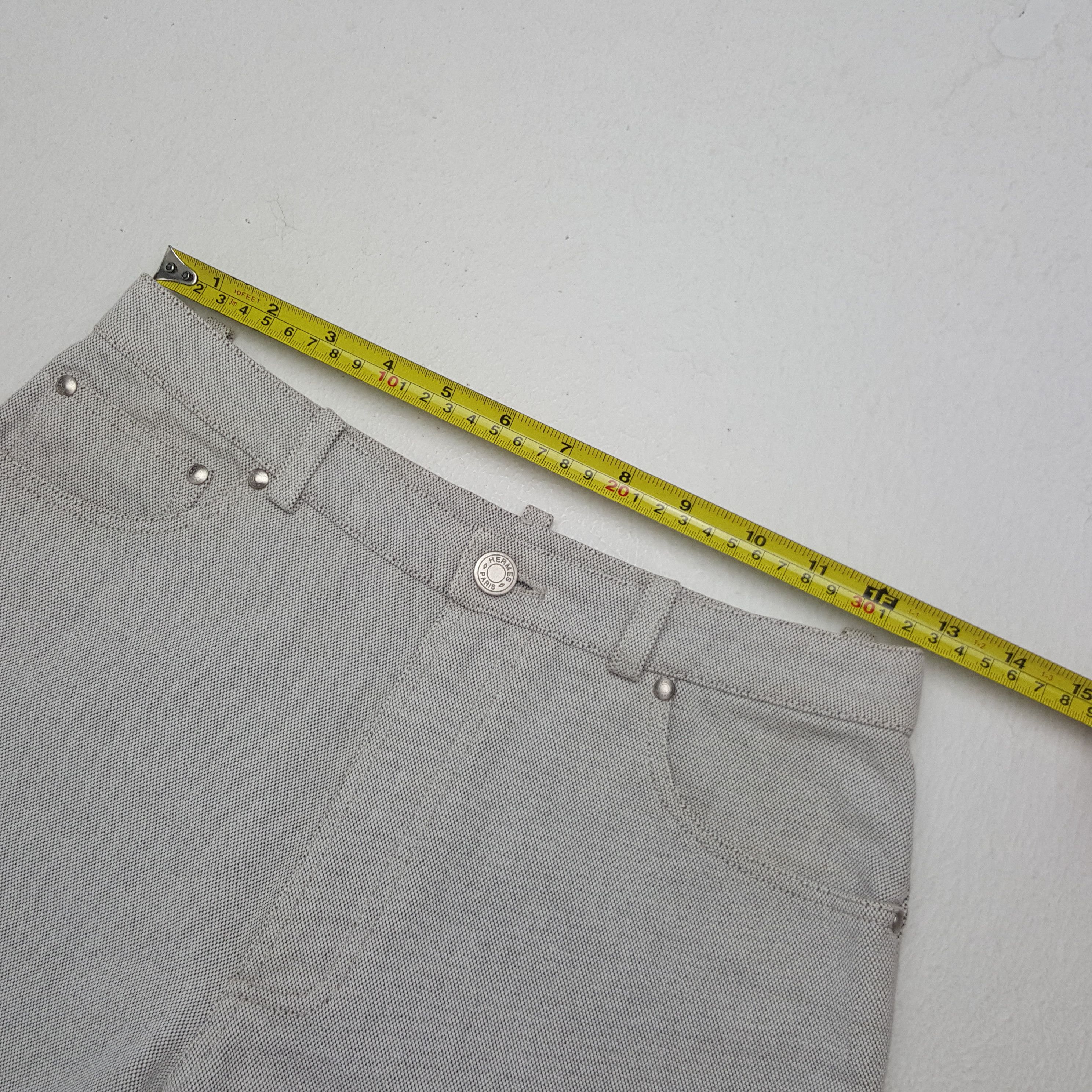 Hermes × Vintage Vintage Hermes Paris Casual Pants Size 25" / US 0 / IT 36 - 7 Thumbnail