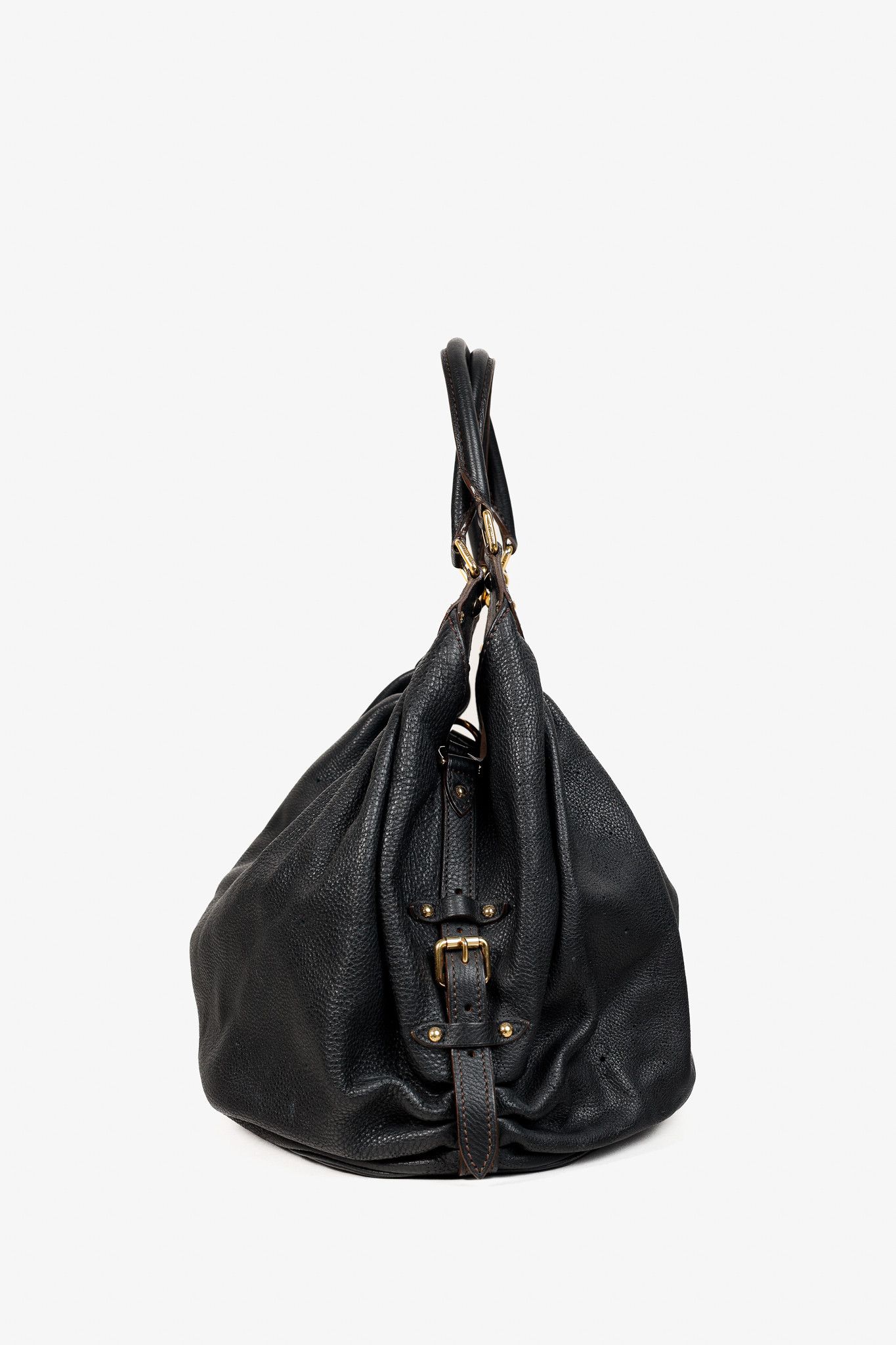 Louis Vuitton Louis Vuitton Mahina L Perforated Monogram Leather Hobo Size ONE SIZE - 3 Thumbnail