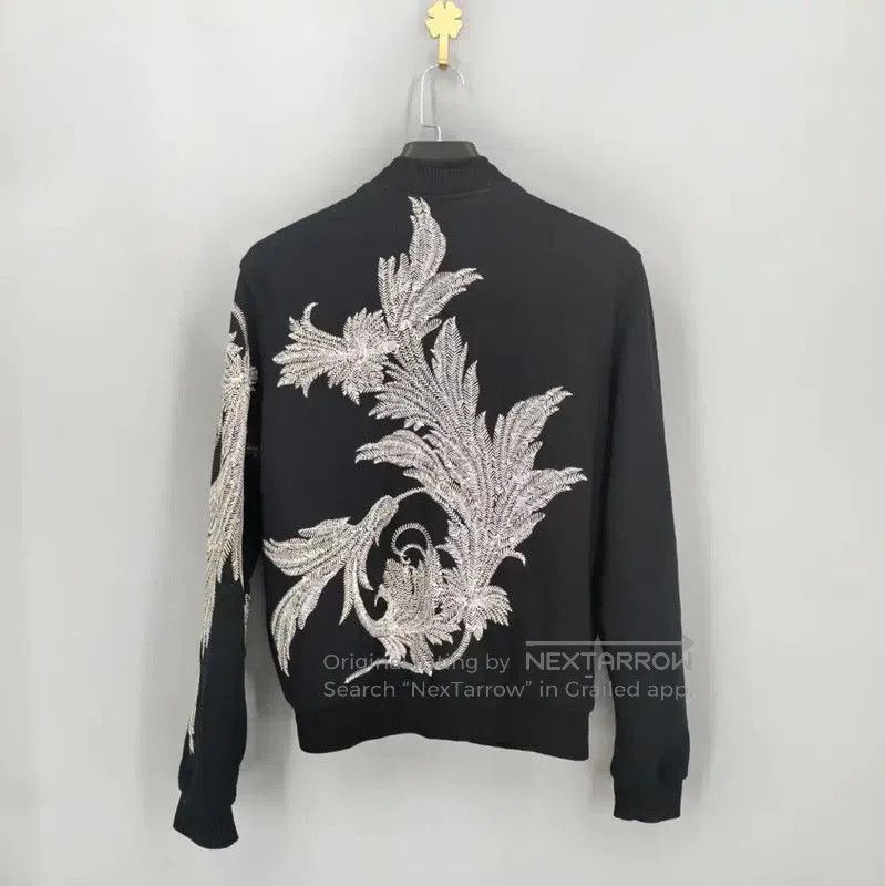 Versace Versace Men's Black Cotton Bomber Jacket . Size US S / EU 44-46 / 1 - 2 Thumbnail