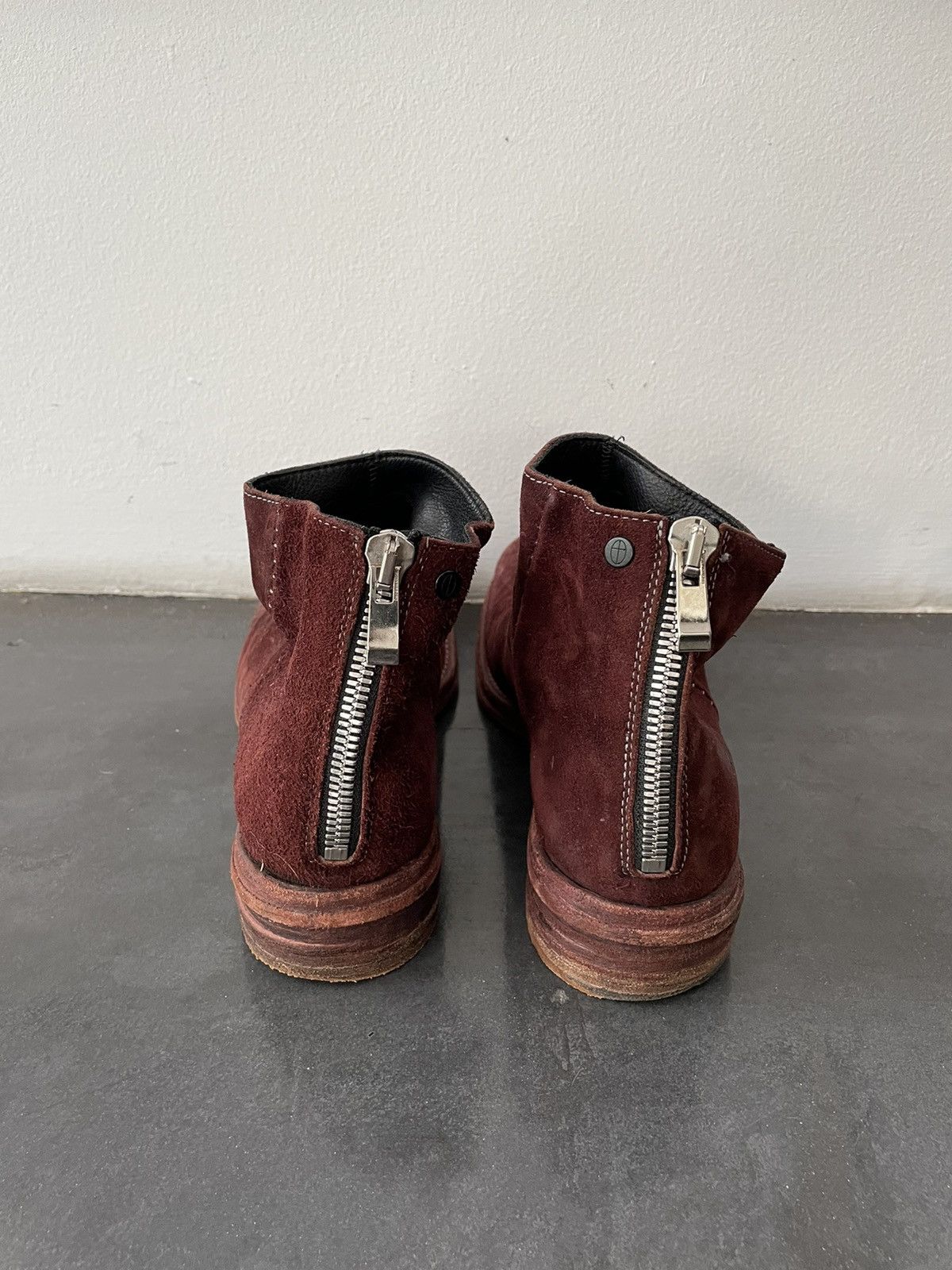 Incarnation Incarnation Burgundy Suede Boots Size US 10.5 / EU 43-44 - 4 Thumbnail