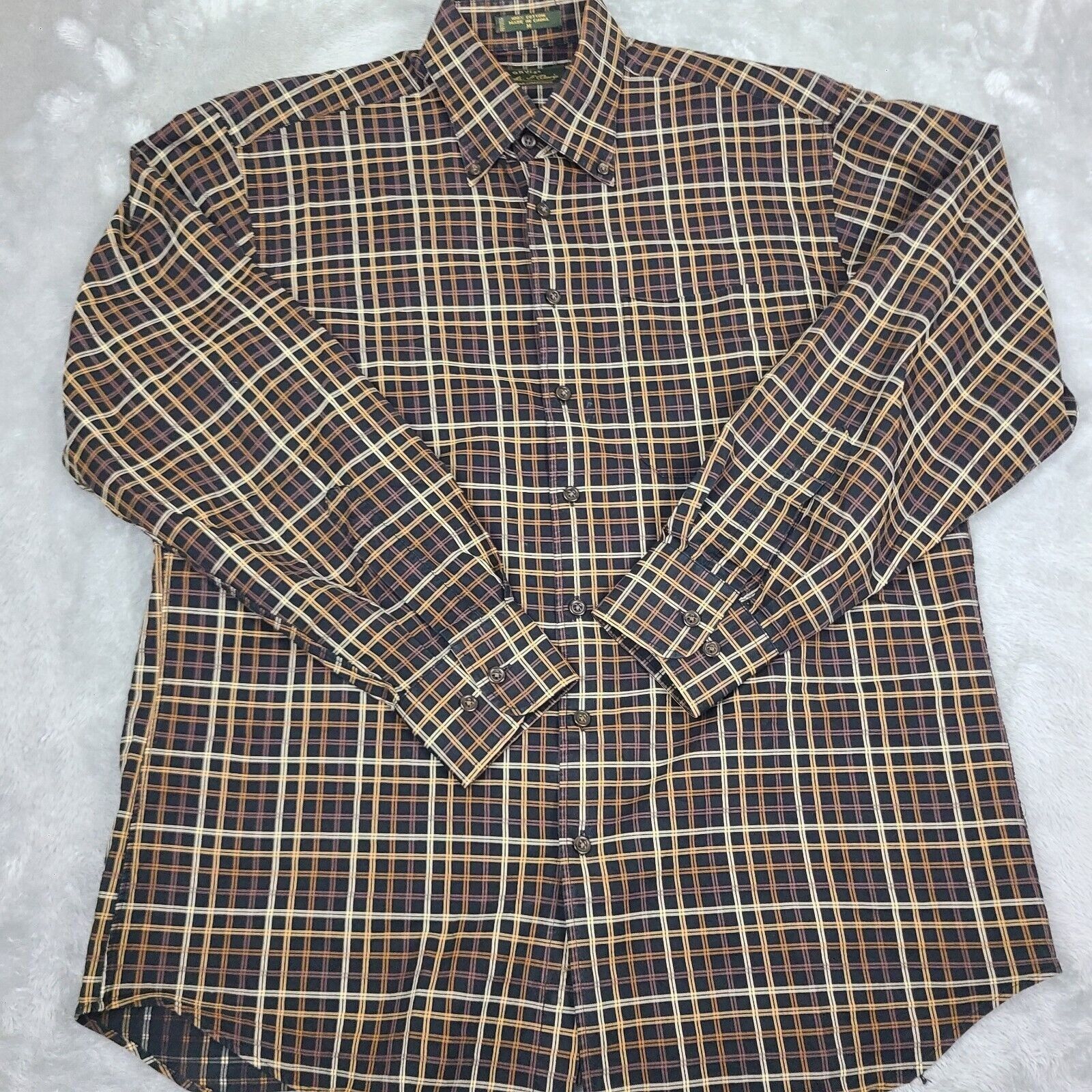 Orvis Charles Ovris Signature Mens M Sleeves Button Down Shirt Cha Size US M / EU 48-50 / 2 - 1 Thumbnail