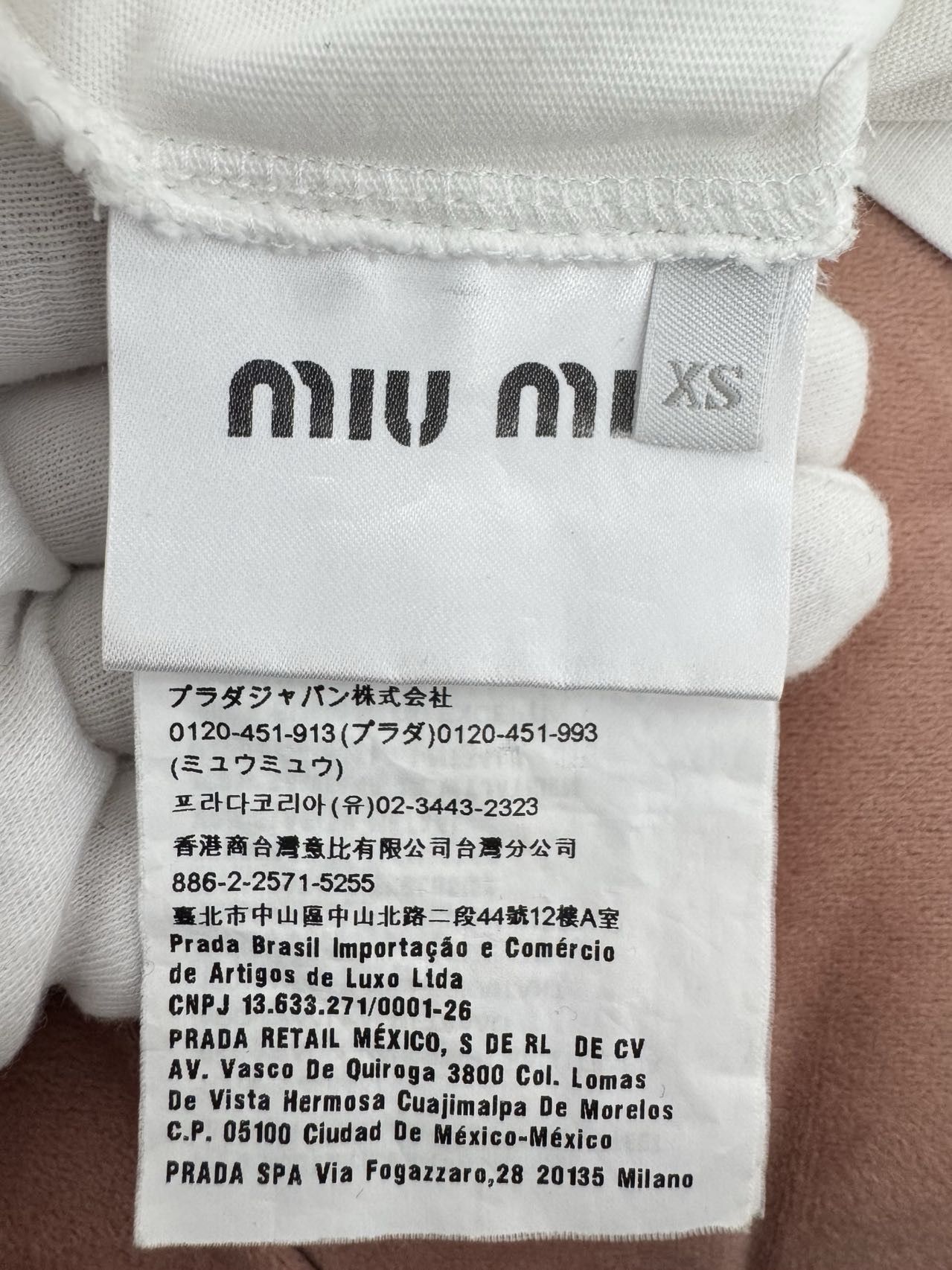 Miu Miu Miu Miu Crew Neck Short Sleeve Star Studded T-Shirt K26WX Size XS / US 0-2 / IT 36-38 - 6 Thumbnail