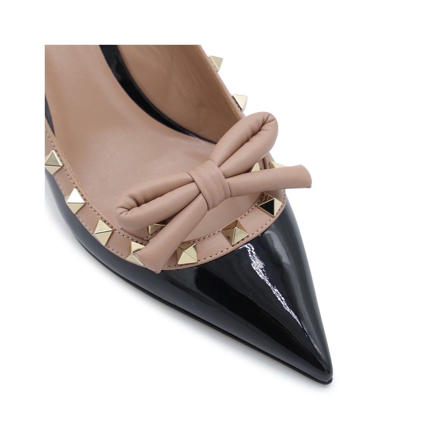 Valentino o1s22i1n0924 Rockstud Slingback Pumps in Black Size US 9 / IT 39 - 4 Thumbnail