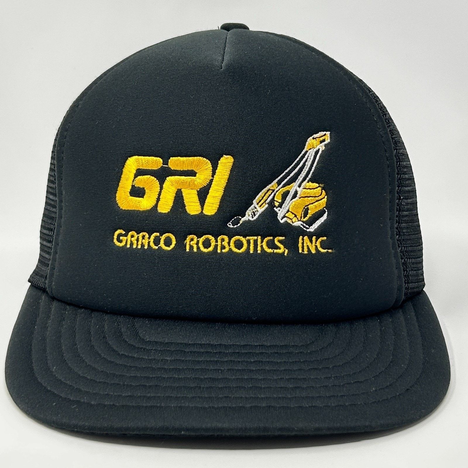 Vintage Vintage 90s Graco Robotics Inc Trucker Hat Baseball Cap GRI Size ONE SIZE - 1 Thumbnail