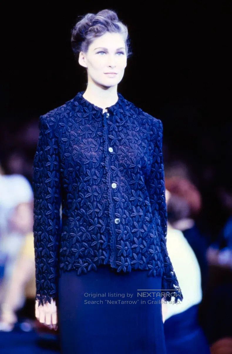 Comme des Garcons Comme Des Garcons Floral Embroidered Openwork Shirt Size L / US 10 / IT 46 - 1 Thumbnail