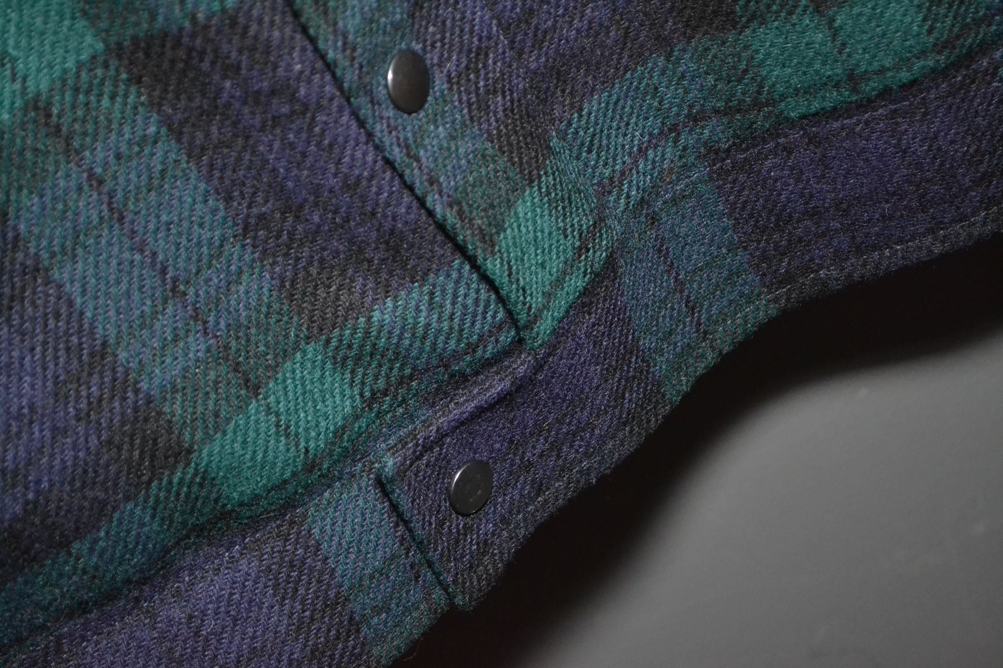 Oliver Spencer Oliver Spencer Woolen 40 size Plaid High Neck Jacket Size US L / EU 52-54 / 3 - 7 Thumbnail