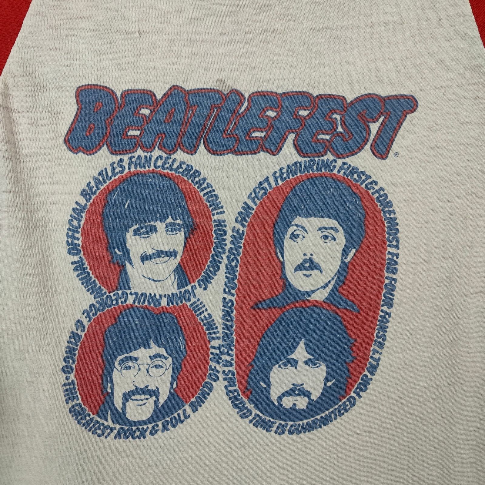 Other Vintage 70s Beatles Beatlefest Raglan T-Shirt Mens Medium Size US M / EU 48-50 / 2 - 2 Thumbnail