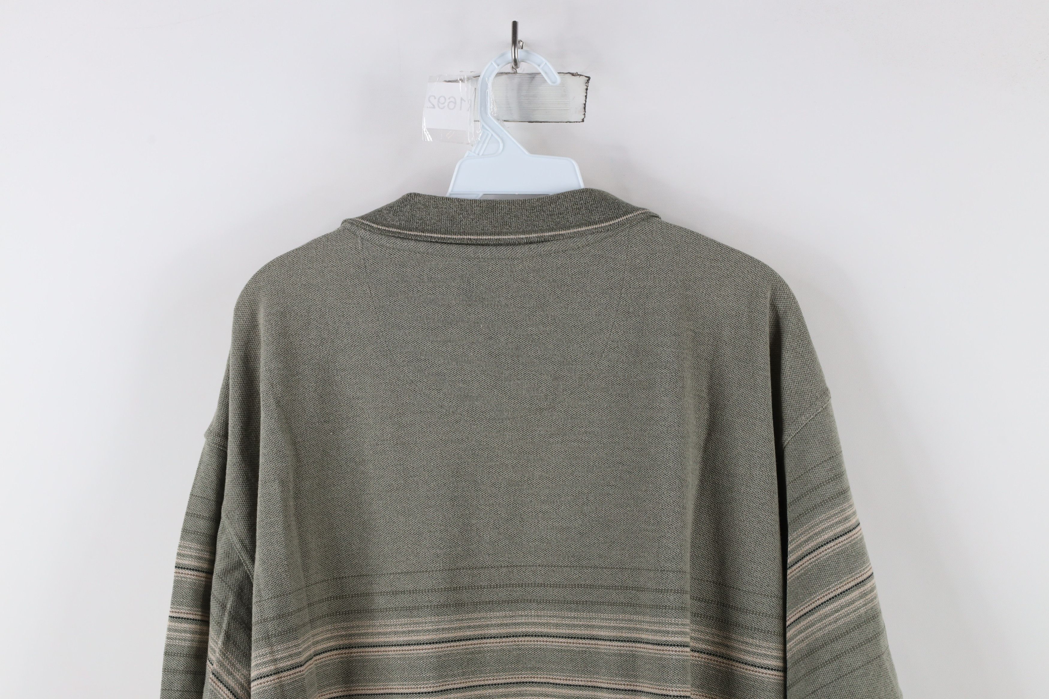 Vintage Vintage 90s Streetwear Collared Pullover Polo Shirt Green Size US XXL / EU 58 / 5 - 9 Thumbnail