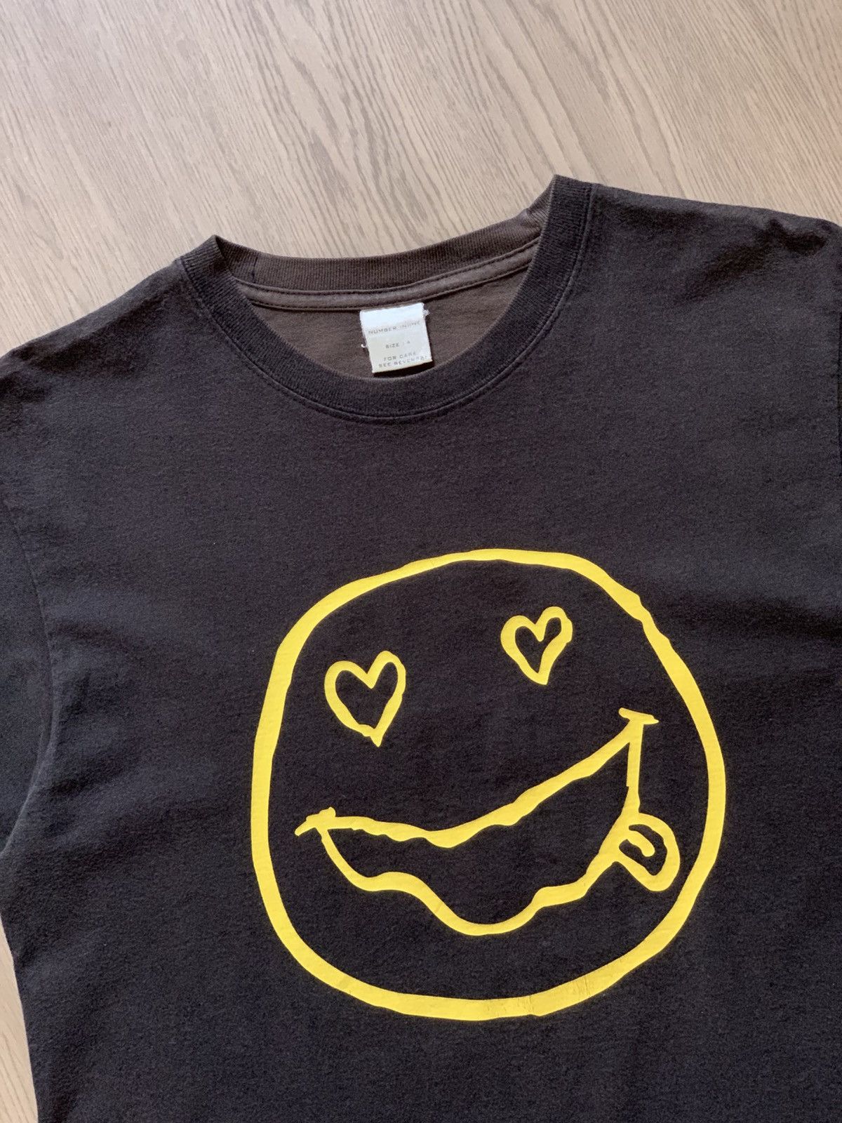 Number (N)ine Vintage SS02 Number Nine Nirvana Smiley Tshirt Size US M / EU 48-50 / 2 - 3 Thumbnail