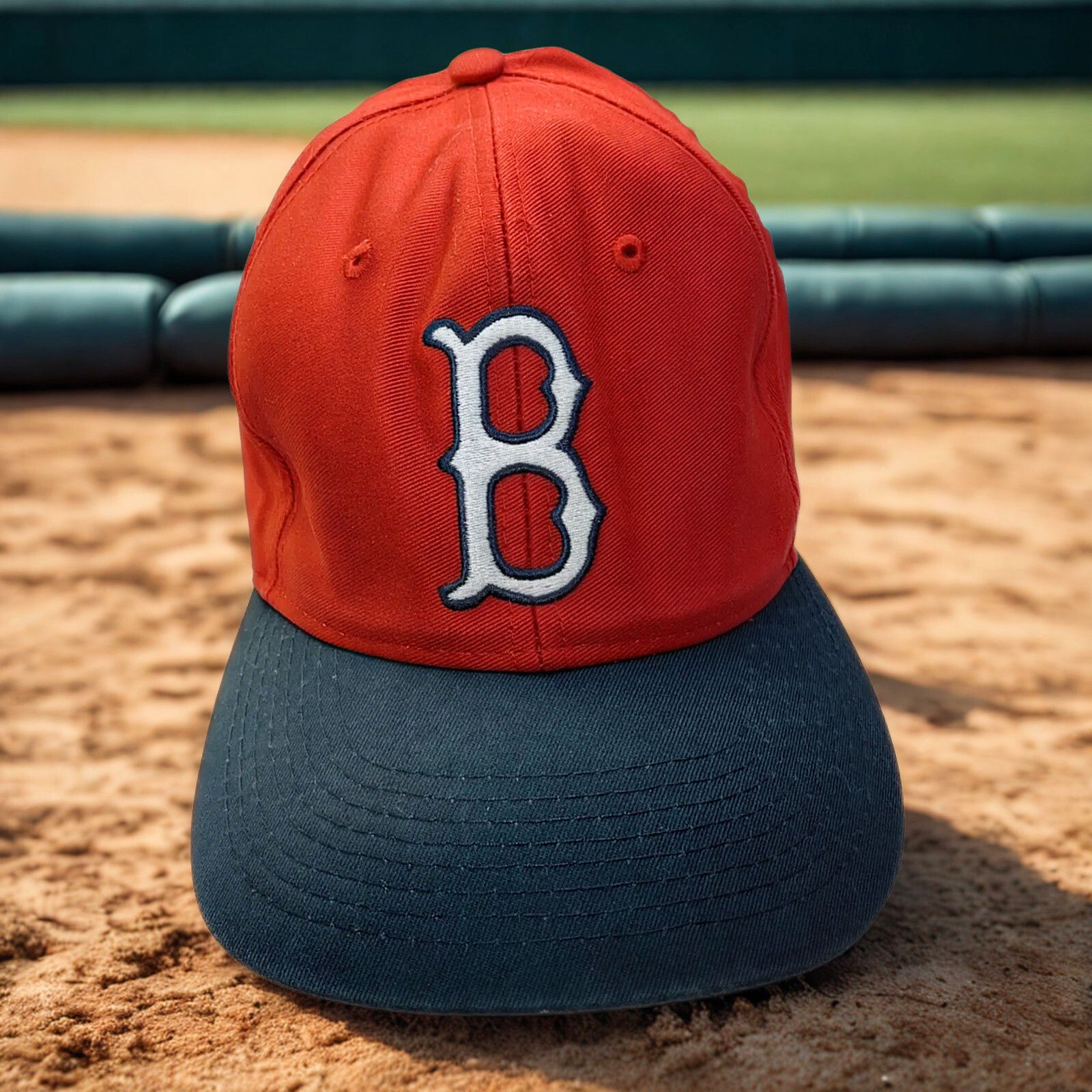 Logo 7 Boston Red Sox Snapback Hat Logo 7 MLB Signed Inside Brim Size ONE SIZE - 1 Thumbnail