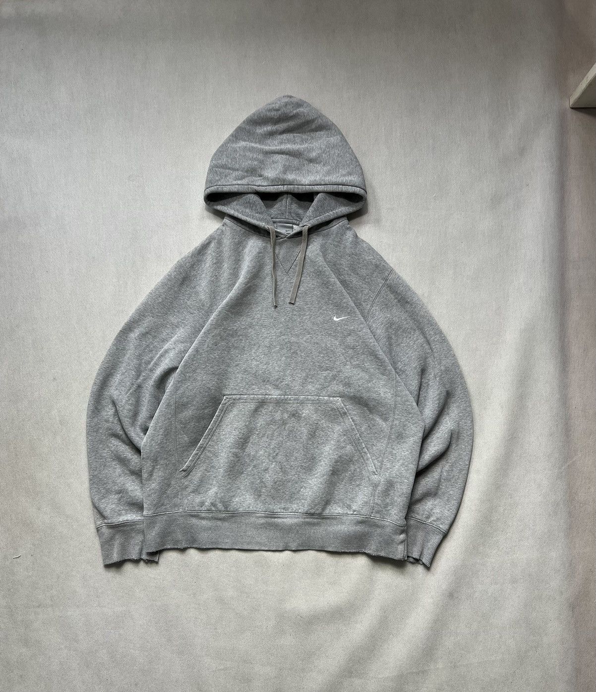 Nike × Vintage Baggy Hoodie Nike Small Logo Vintage 00’s Y2K Size US L / EU 52-54 / 3 - 1 Thumbnail