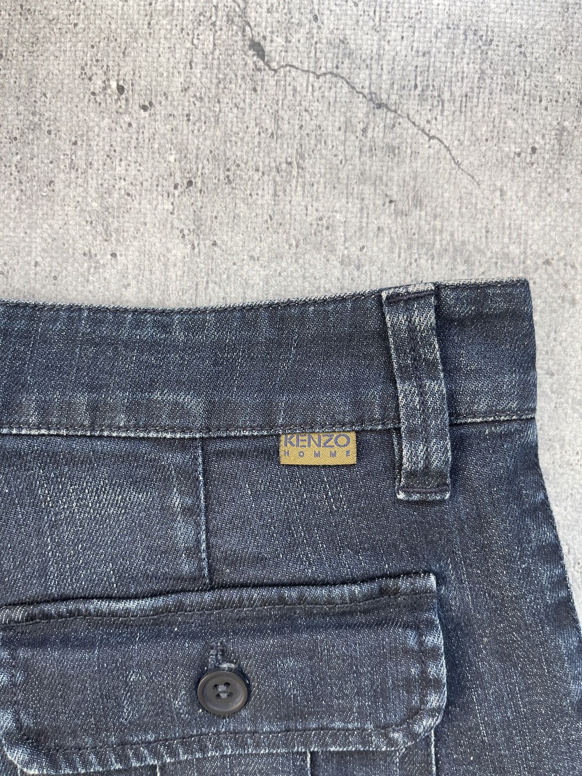 Kenzo × Vintage vintage kenzo jeans nice design distressed denim Size US 33 - 4 Thumbnail