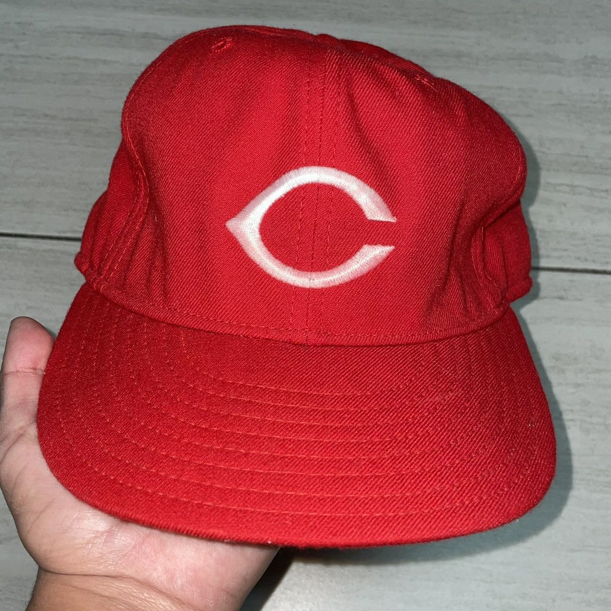 New Era × Vintage Cincinnati Reds Vintage New Era Diamond Pro Model Fitted Size ONE SIZE - 1 Thumbnail