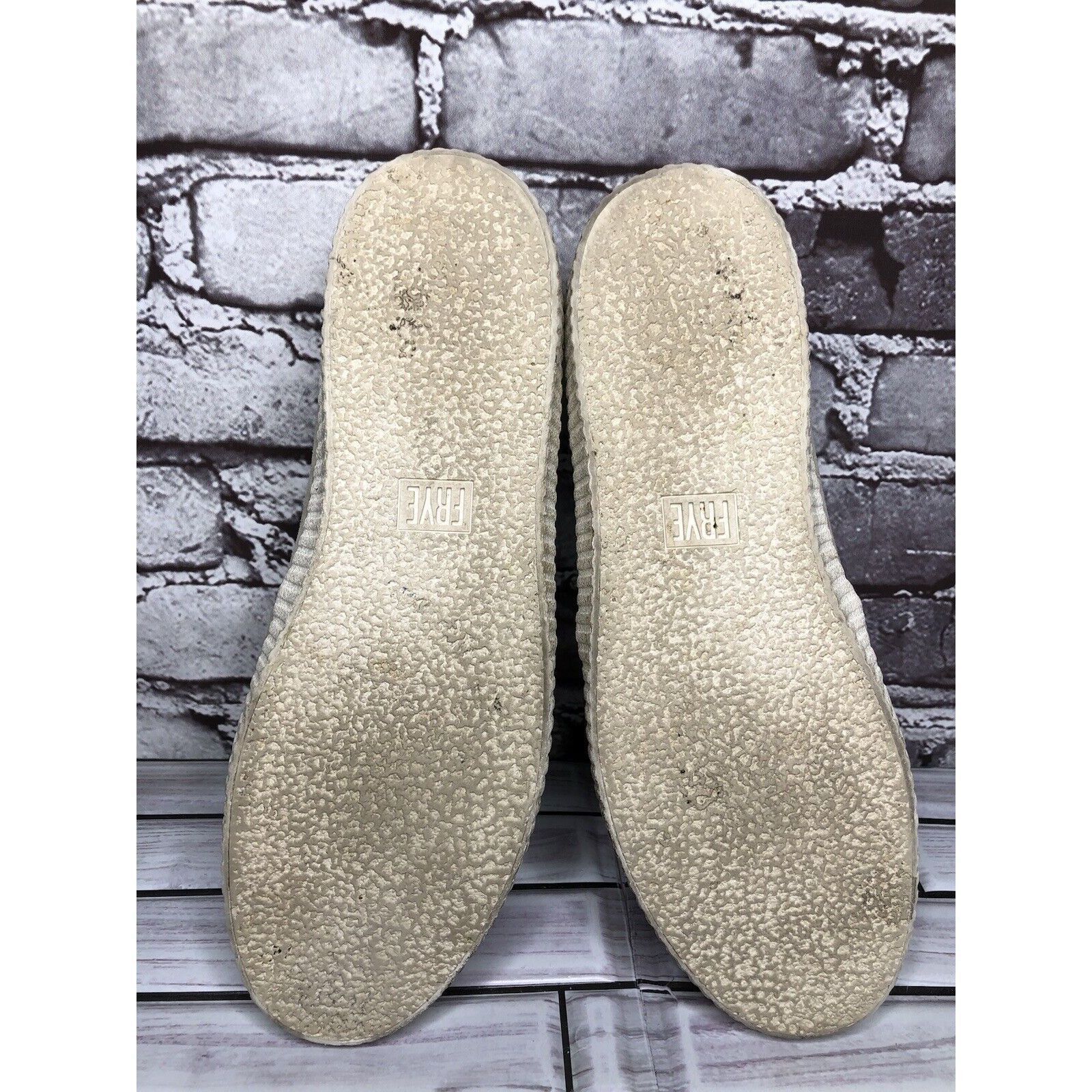 Frye Frye Faw Beige Suede Leather Slip On Casual Comfort Shoes Wo Size US 8.5 / IT 38.5 - 7 Thumbnail