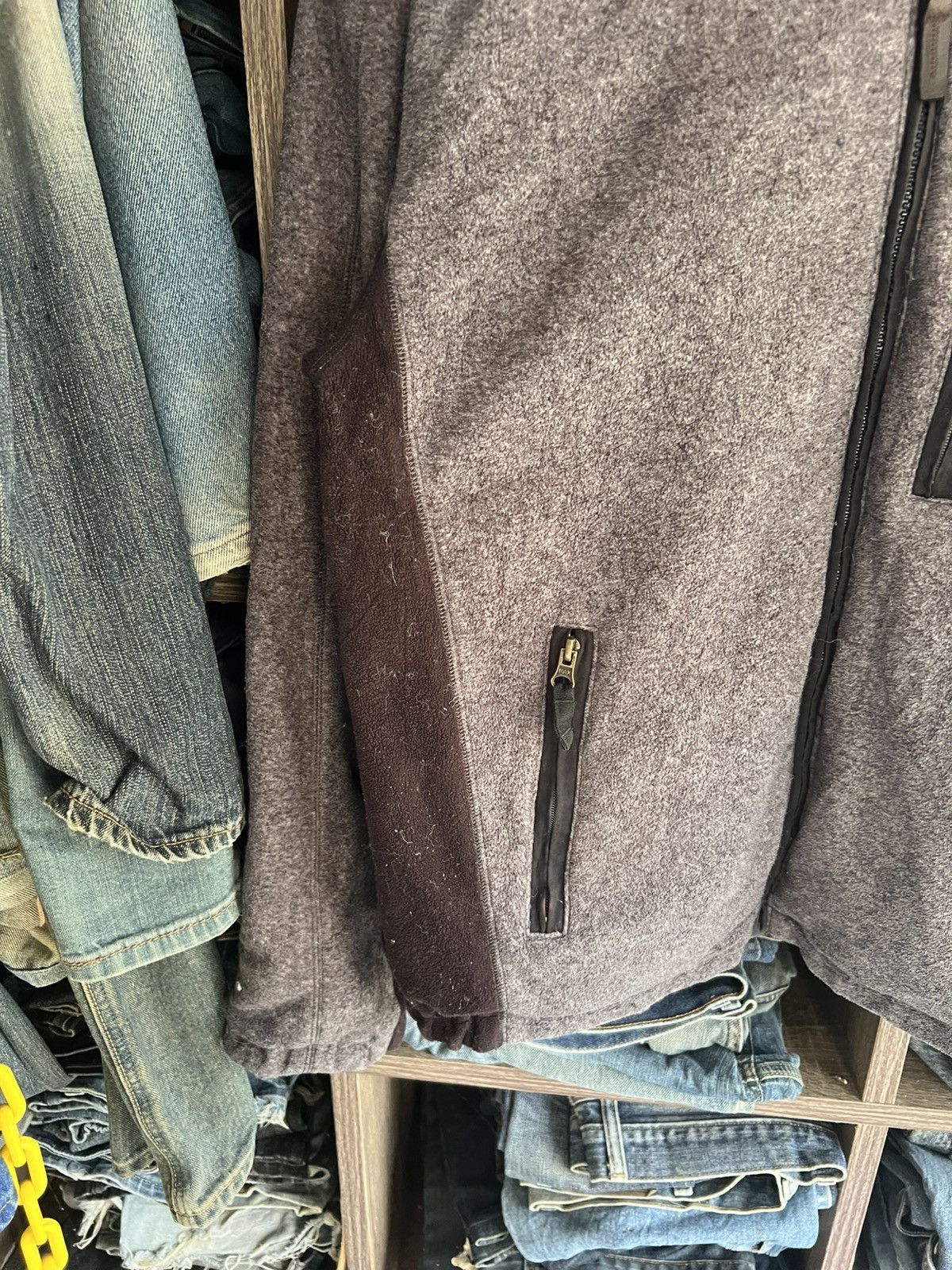 Marks & Spencer 🔥Rare Marks & Spencer Distressed Reversible Zipper Jacket Size US M / EU 48-50 / 2 - 12 Thumbnail