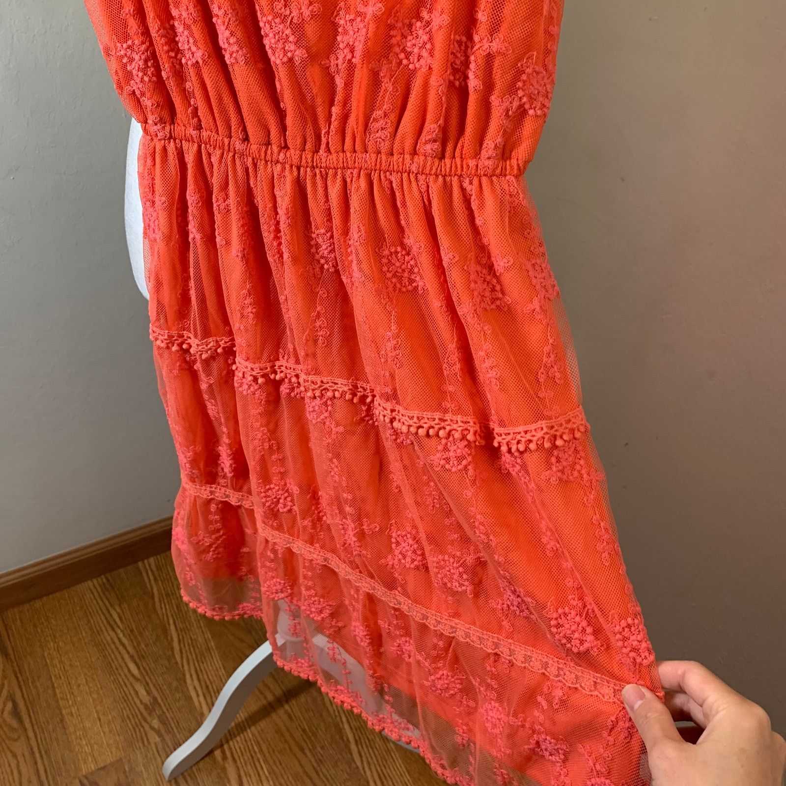 Other Women’s orange lace dress size S Size S / US 4 / IT 40 - 5 Thumbnail