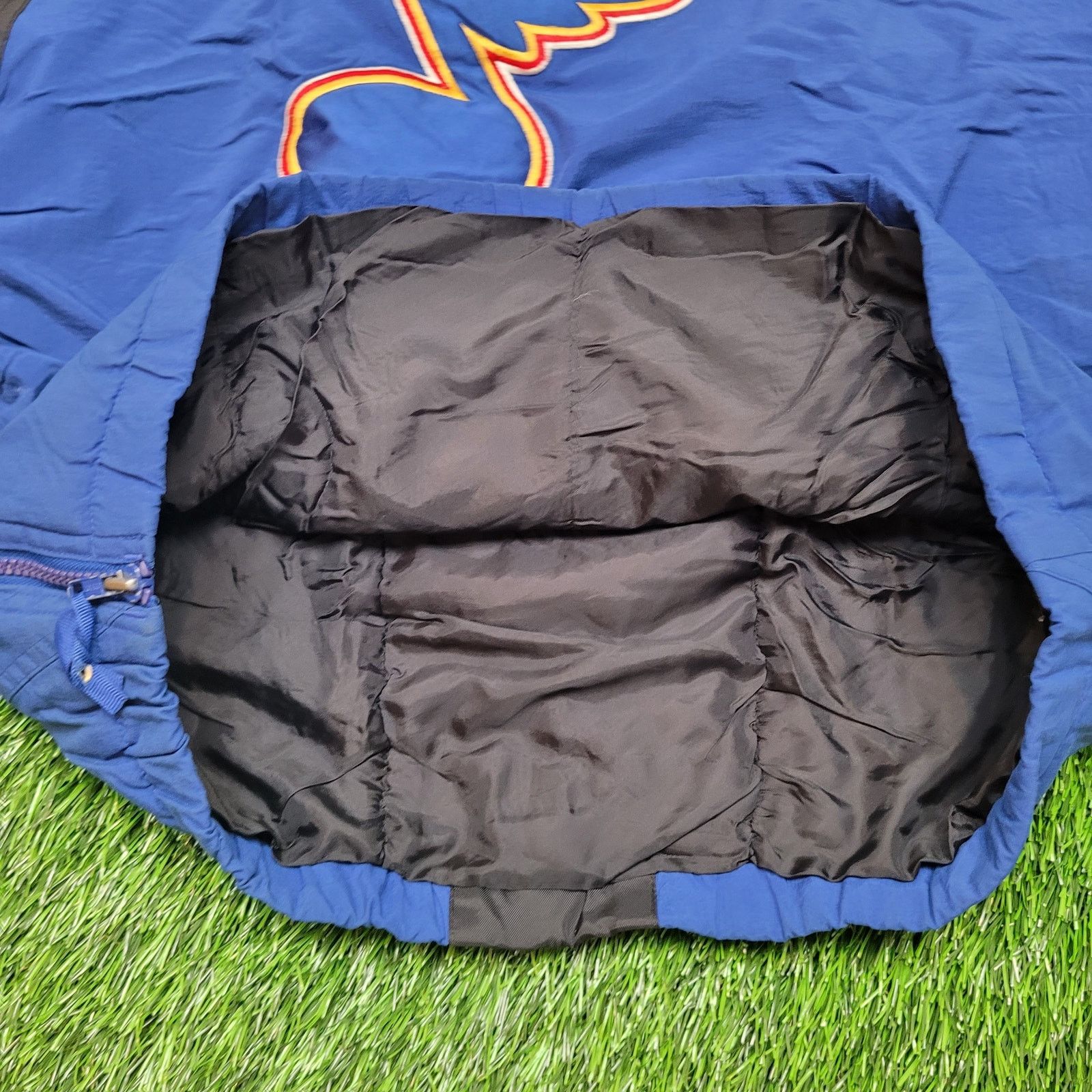 Starter VTG Starter St. Louis Blues Anorak Jacket Womens S Cropped Size S / US 4 / IT 40 - 9 Thumbnail