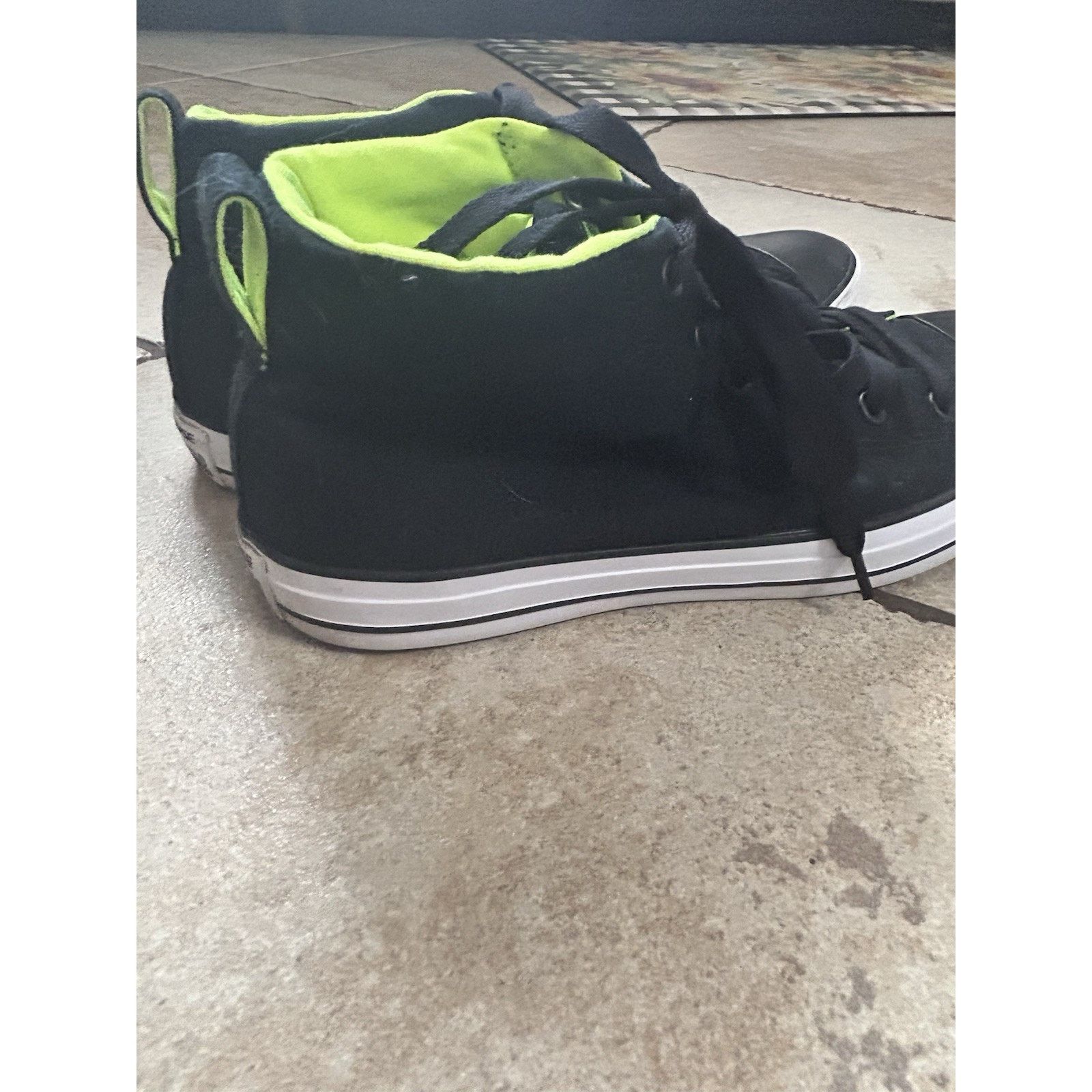 Converse converse high tops Men 9.5 Black And Green Style 154881F Size US 9.5 / EU 42-43 - 3 Thumbnail