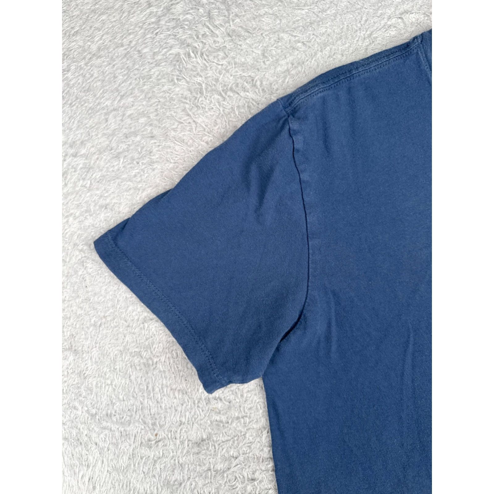 The North Face The North Face Men's Shirt Medium Blue Cotton Short Sleeve Crew Neck Logo Outdoor Size US M / EU 48-50 / 2 - 3 Thumbnail