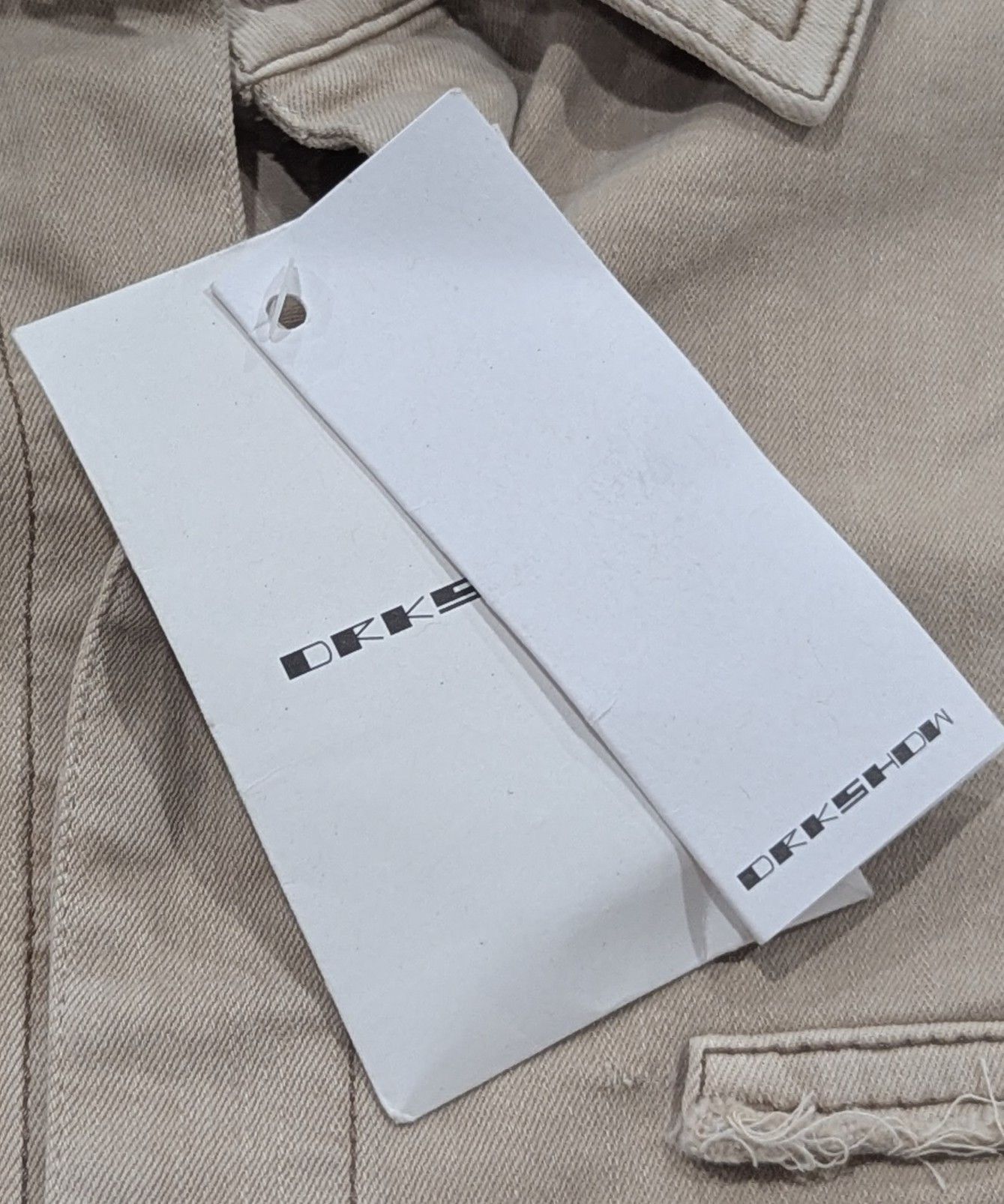 Rick Owens Drkshdw DRKSHDW Rick Owens Patch Pocket Button Up Shirt Mineral XL Size US XL / EU 56 / 4 - 9 Thumbnail