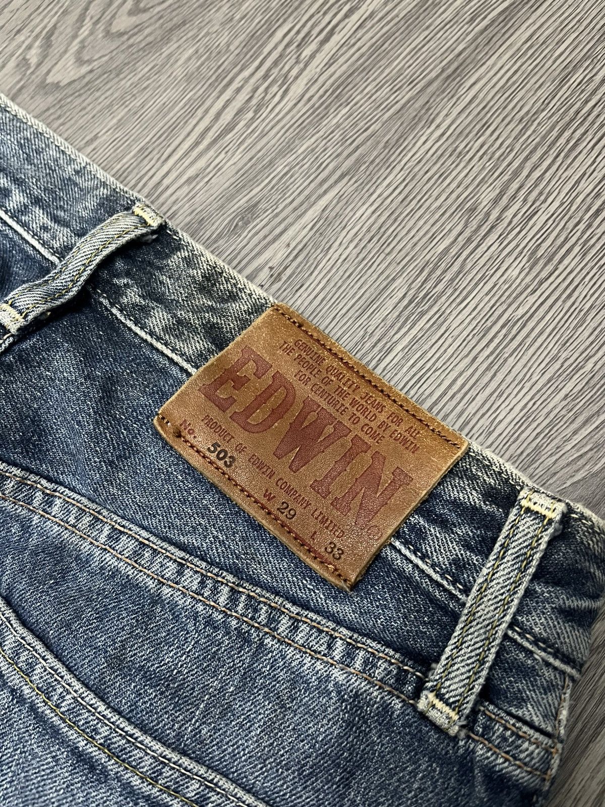 Japanese Brand 🇯🇵Vtg edwin 503 jeans Size US 29 - 9 Thumbnail