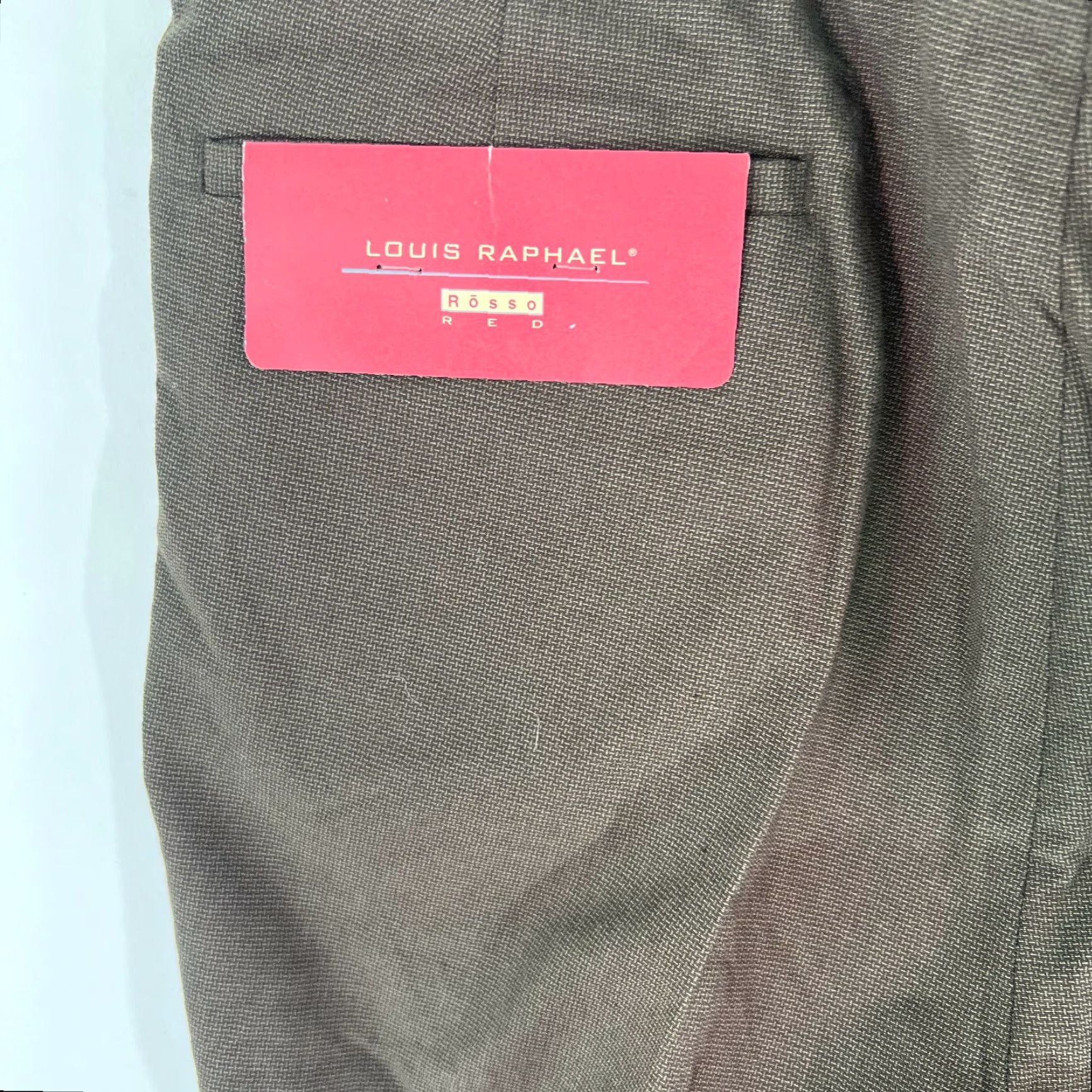 Louis Raphael Men Dress Pant Straight Mid Rise Chocolate Brown 36X32 Pant Formal Casual Bro wn?