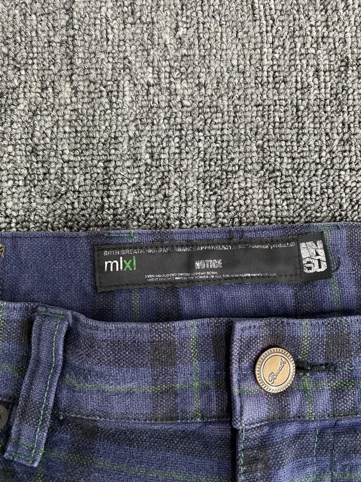 Japanese Brand BrthBreath Plaid Tartan Pant Size US 35 - 4 Thumbnail