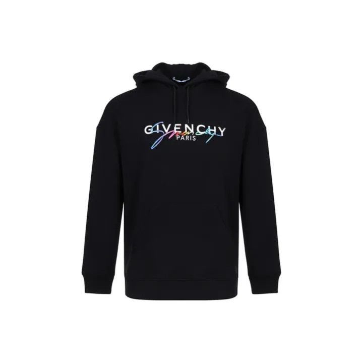 Givenchy Givenchy Givenchy Logo Hoodie for Men in Black -2507 Size US XXL / EU 58 / 5 - 1 Thumbnail